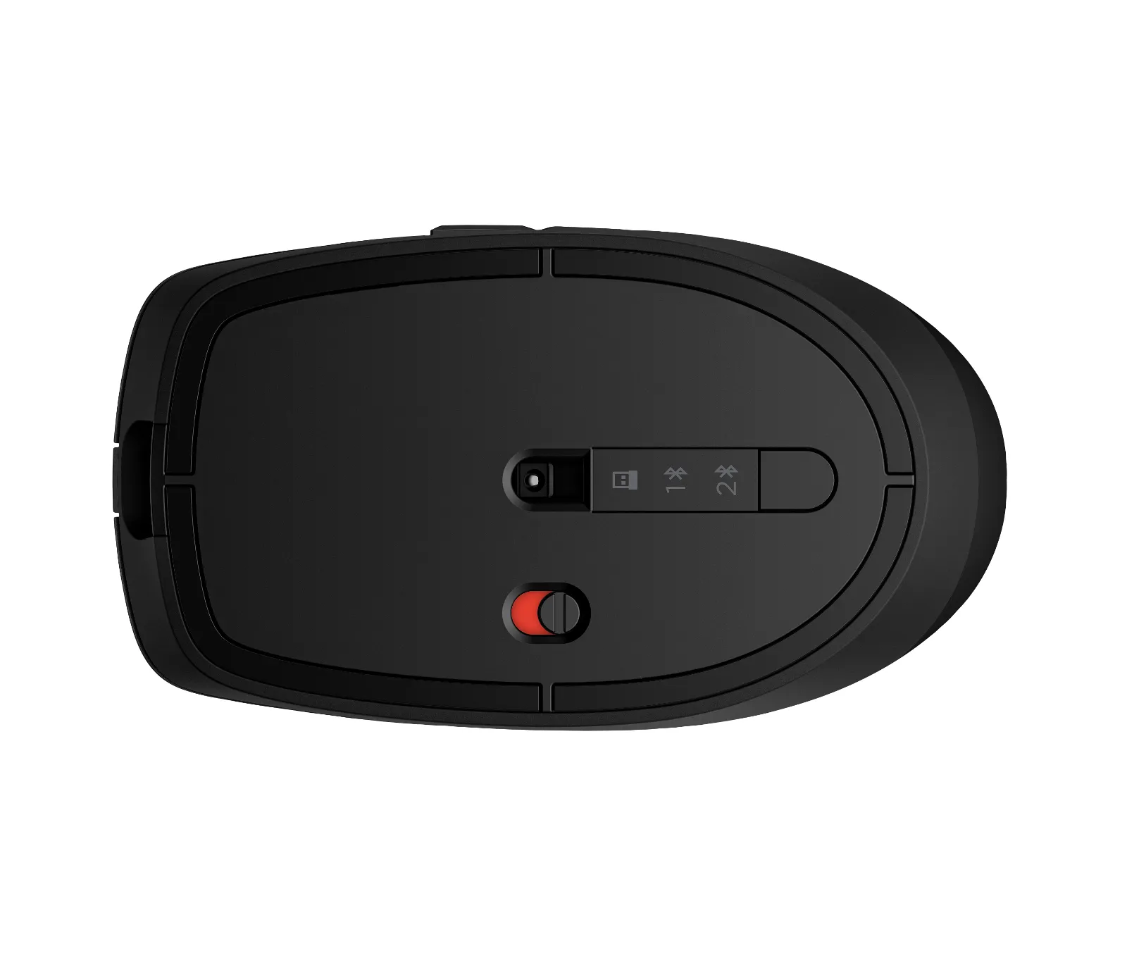 HP 710 Rechargeable Silent Mouse, underside view