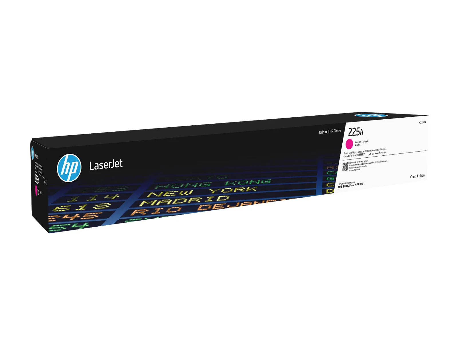 HP 225A Magenta Original LaserJet Toner Cartridge, front view