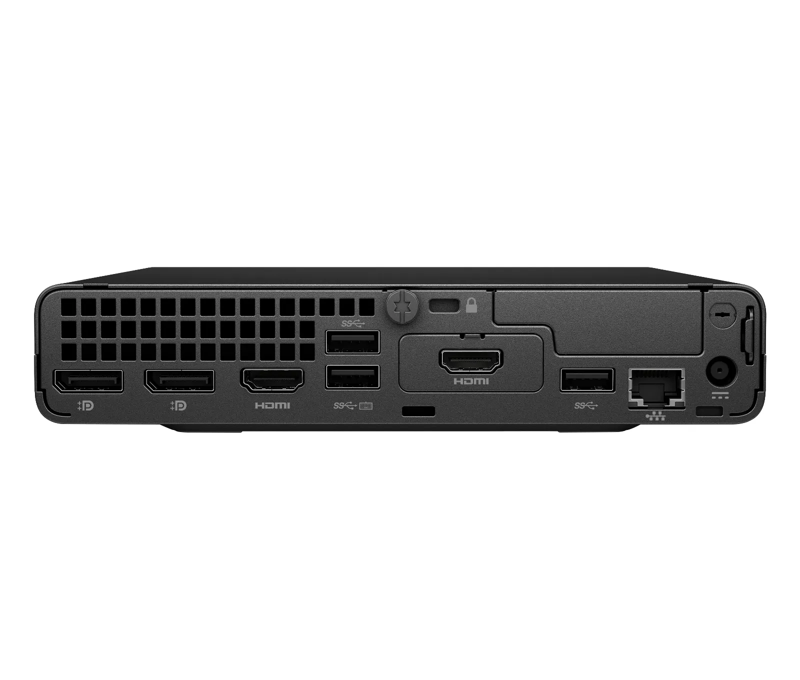 HP Pro Mini 400 G9 Desktop PC, rear view