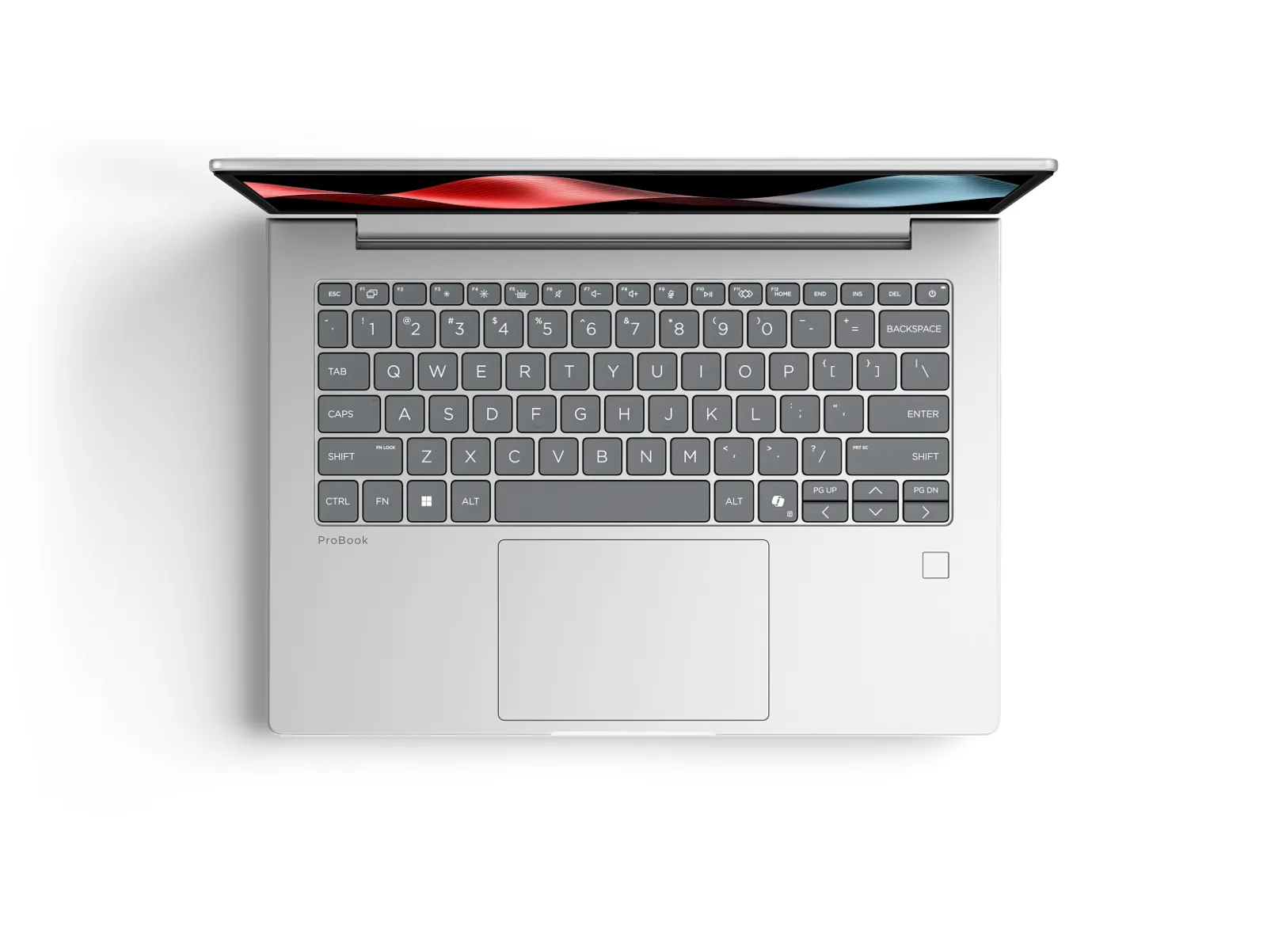 HP ProBook 4 G2a 14 inch Notebook Next Gen AI PC, top view