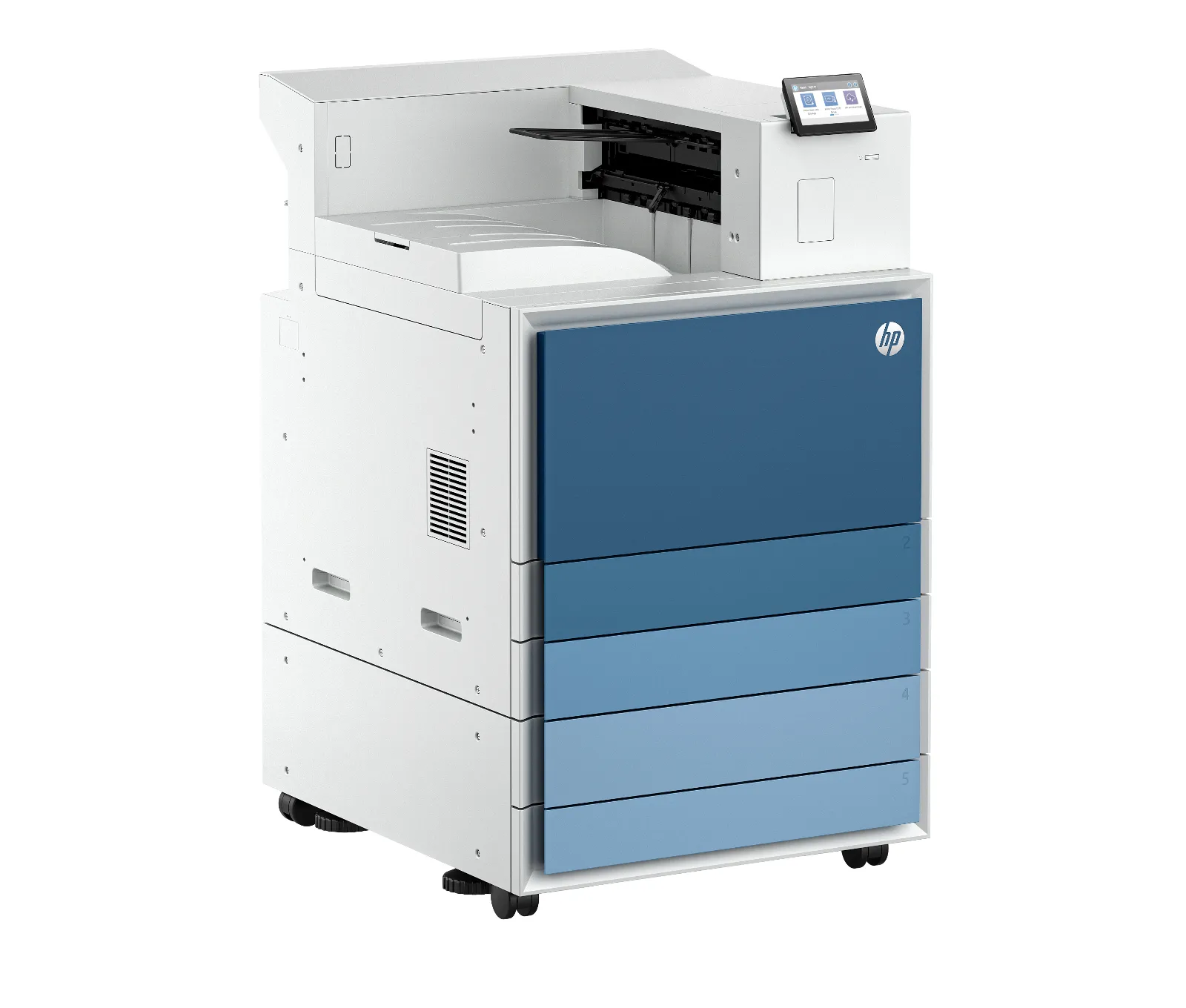 HP LaserJet Enterprise 8501x, left side view
