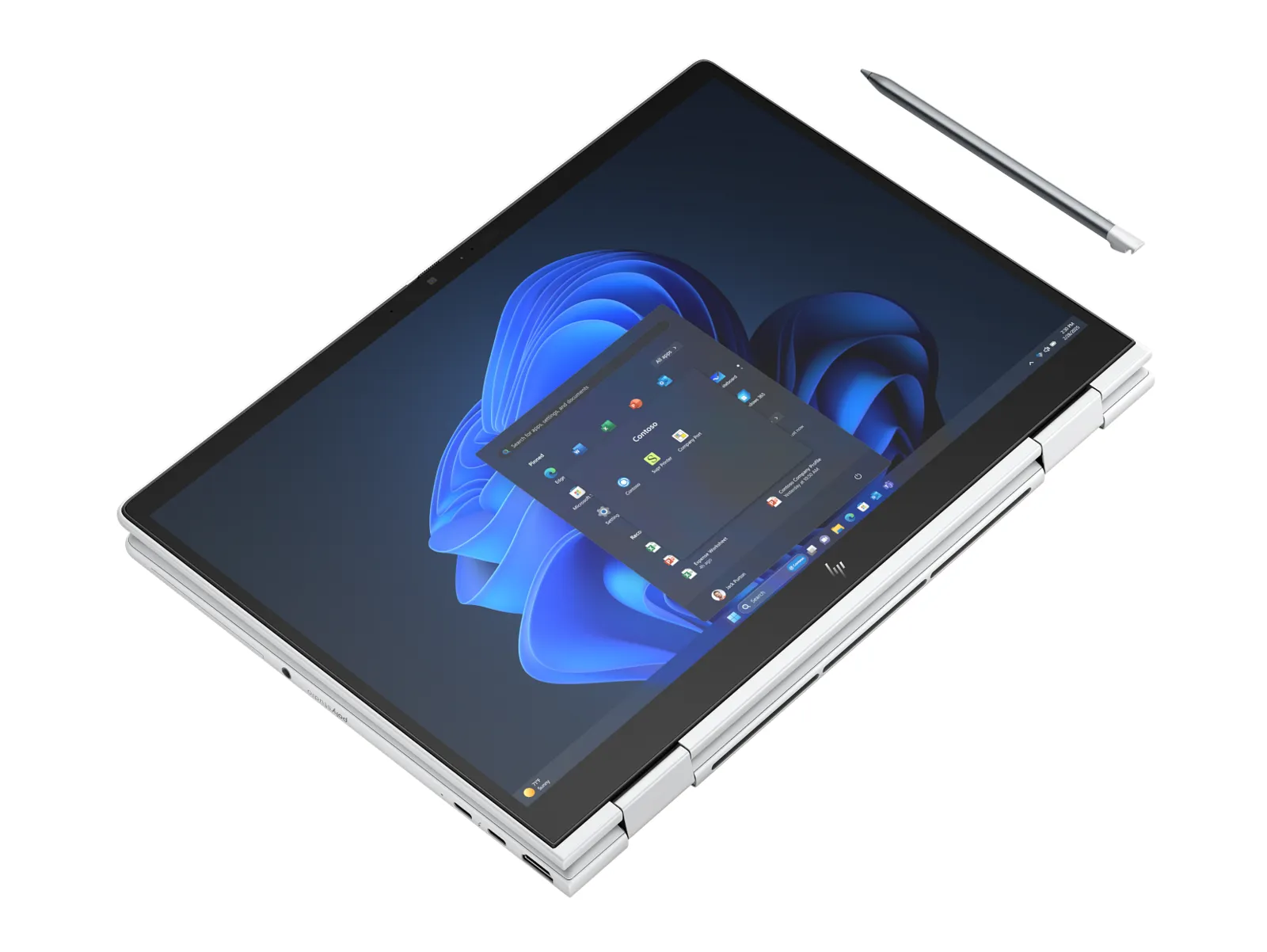 HP EliteBook 8 Flip G1i 13 inch Notebook AI PC, top view