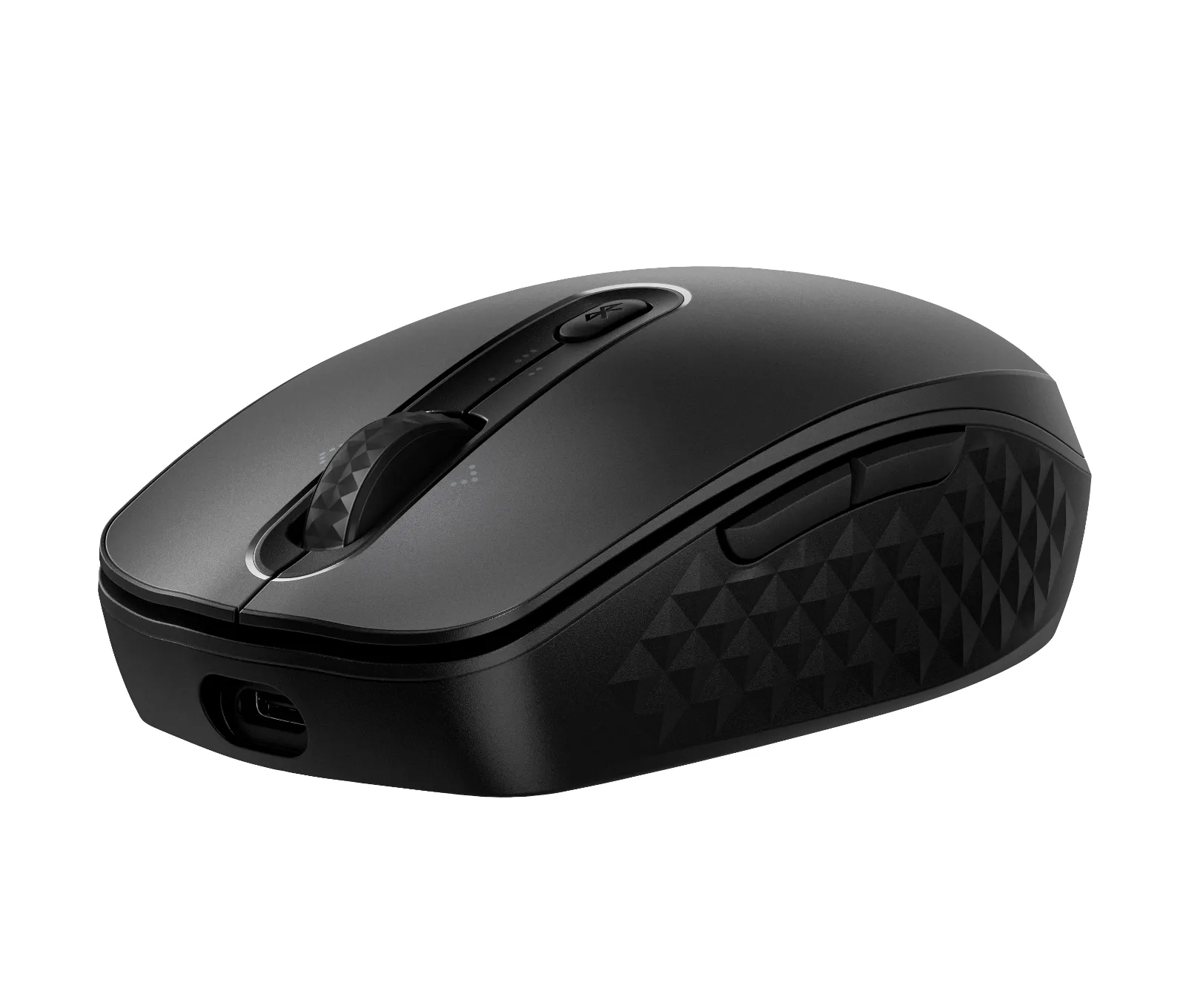 HP 690 Rechargeable Wireless Mouse, left side view