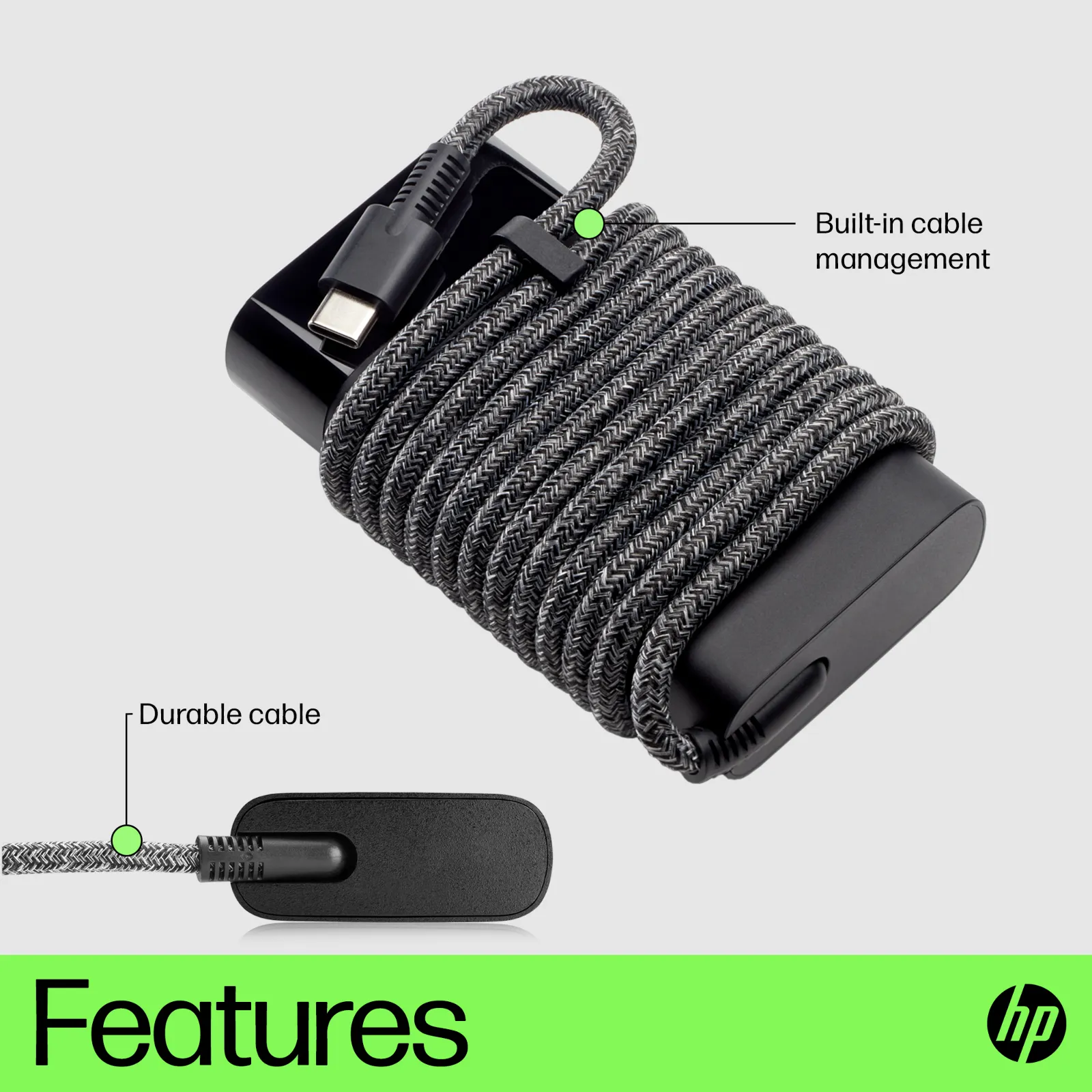 HP 65W USB-C Laptop Charger power adapter/inverter