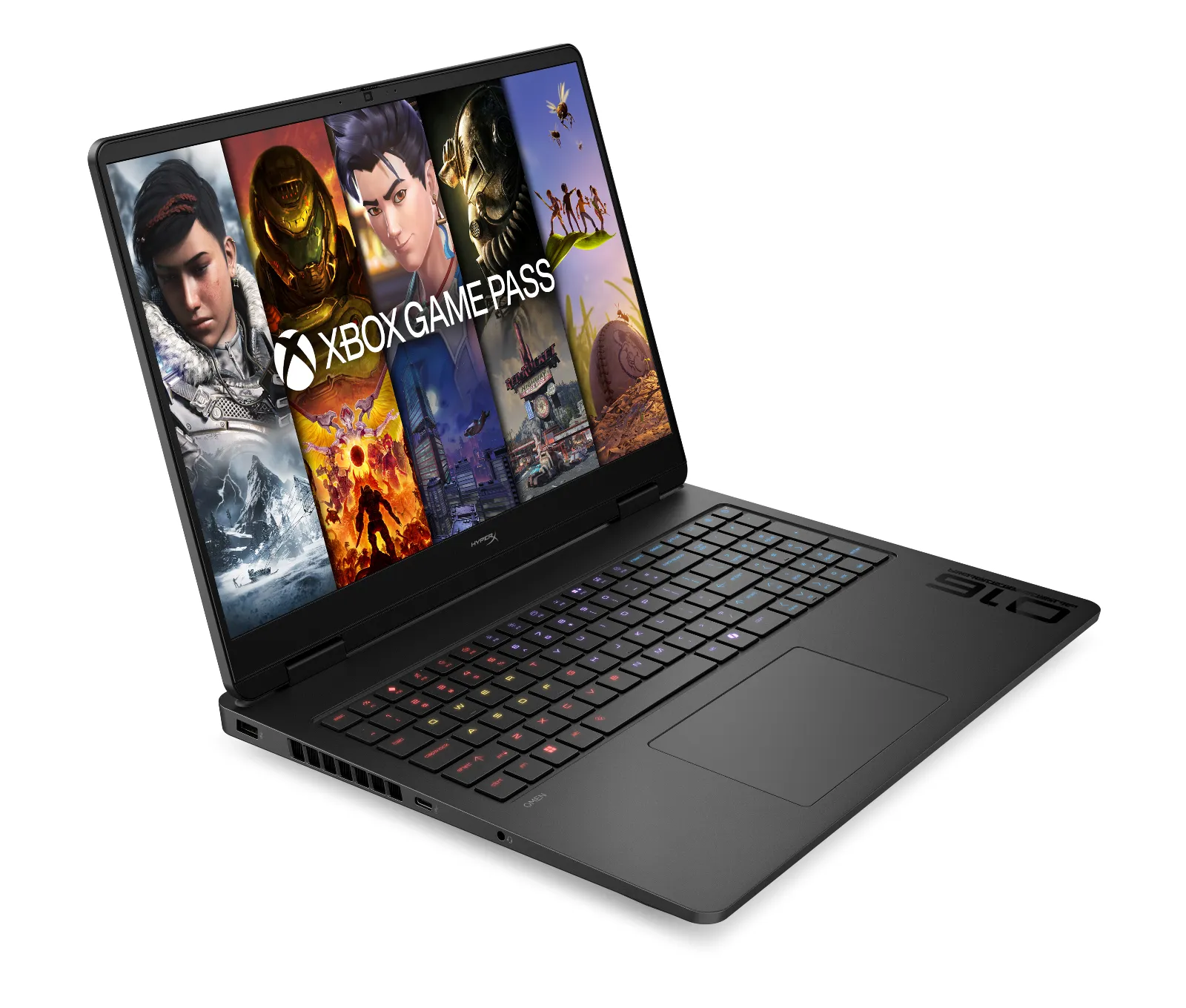HyperX OMEN 16 inch Gaming Laptop PC 16-am2060TX, right side view