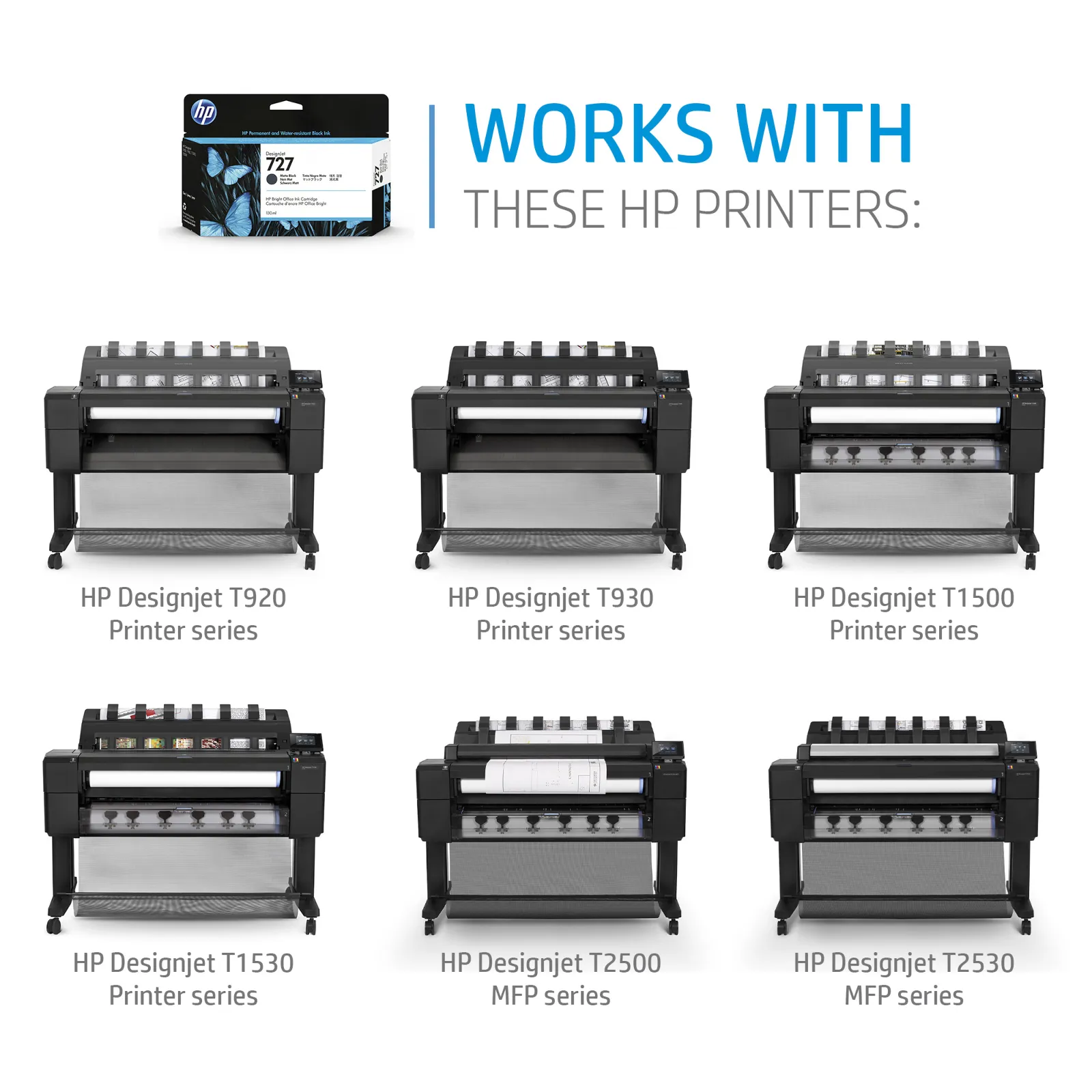 HP 727 130-ml Magenta DesignJet Ink Cartridge print head