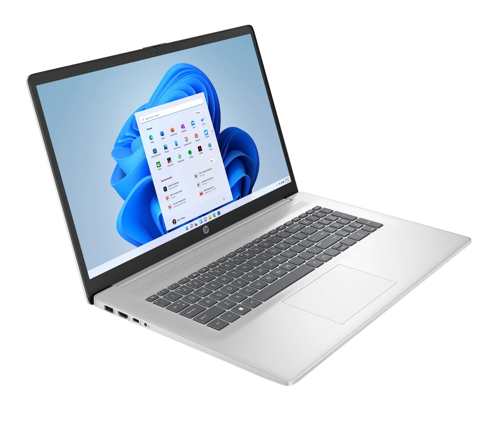 HP Laptop 17-cn3030TU, right side view