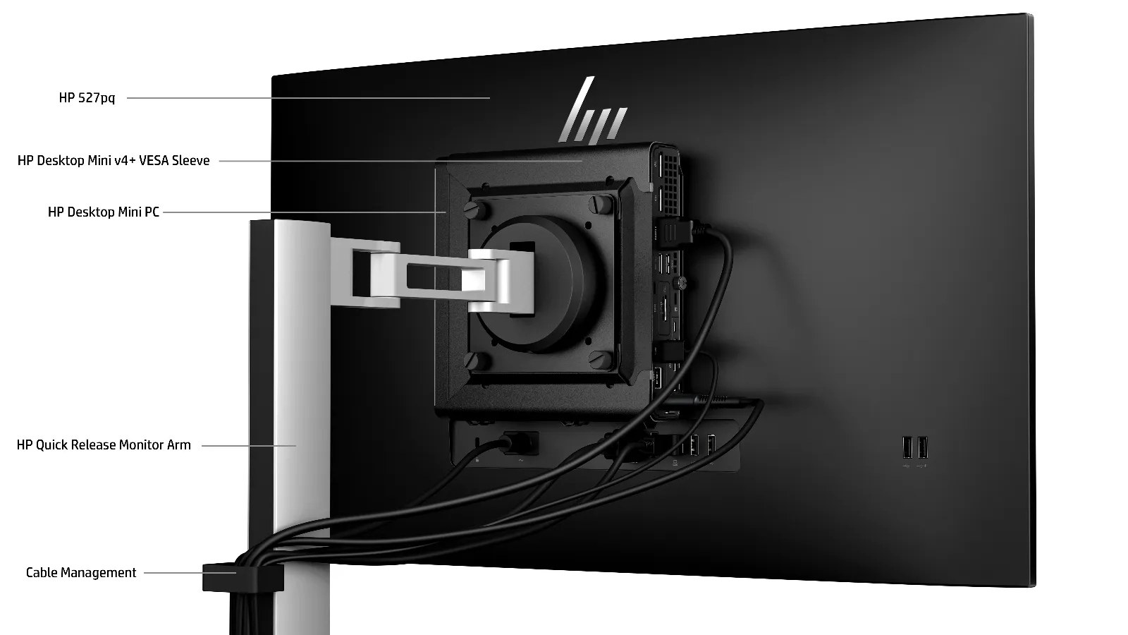HP Series 5 Pro 27 inch QHD Monitor - 527pq computer monitor