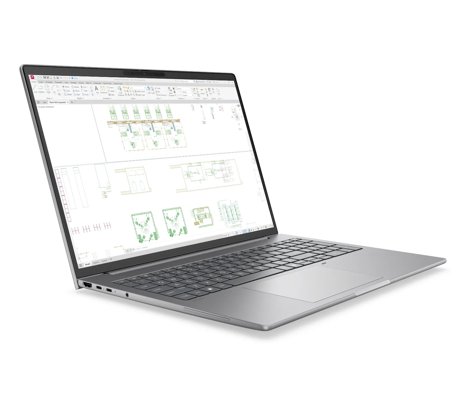 HP ZBook 8 G2i 16 inch Mobile Workstation PC, right side view