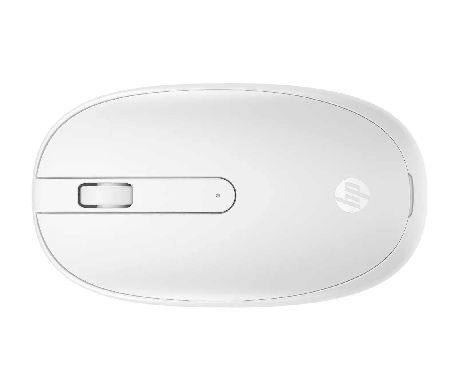 HP 240 Empire Red Bluetooth Mouse, top view
