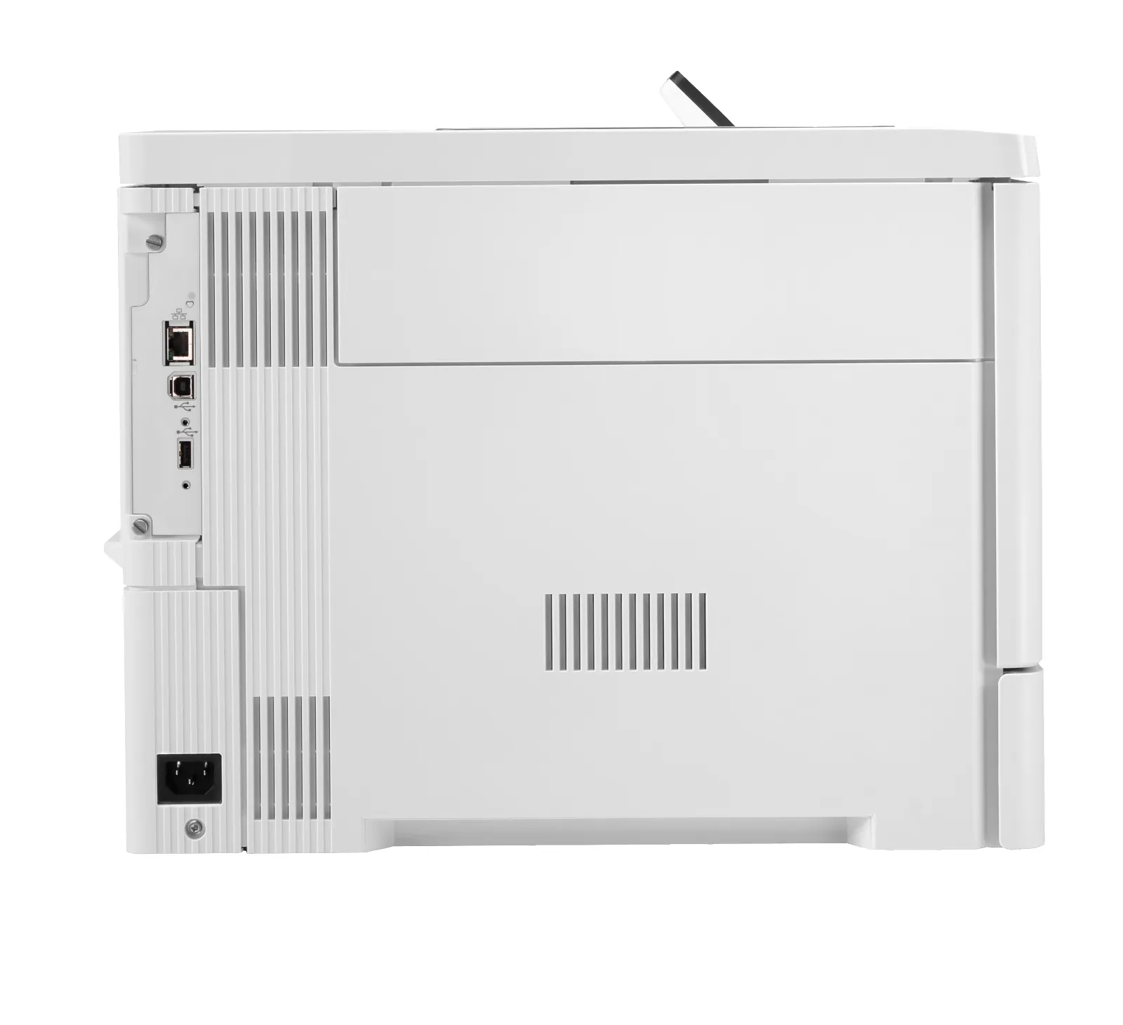 HP Color LaserJet Enterprise M554dn Printer, rear view
