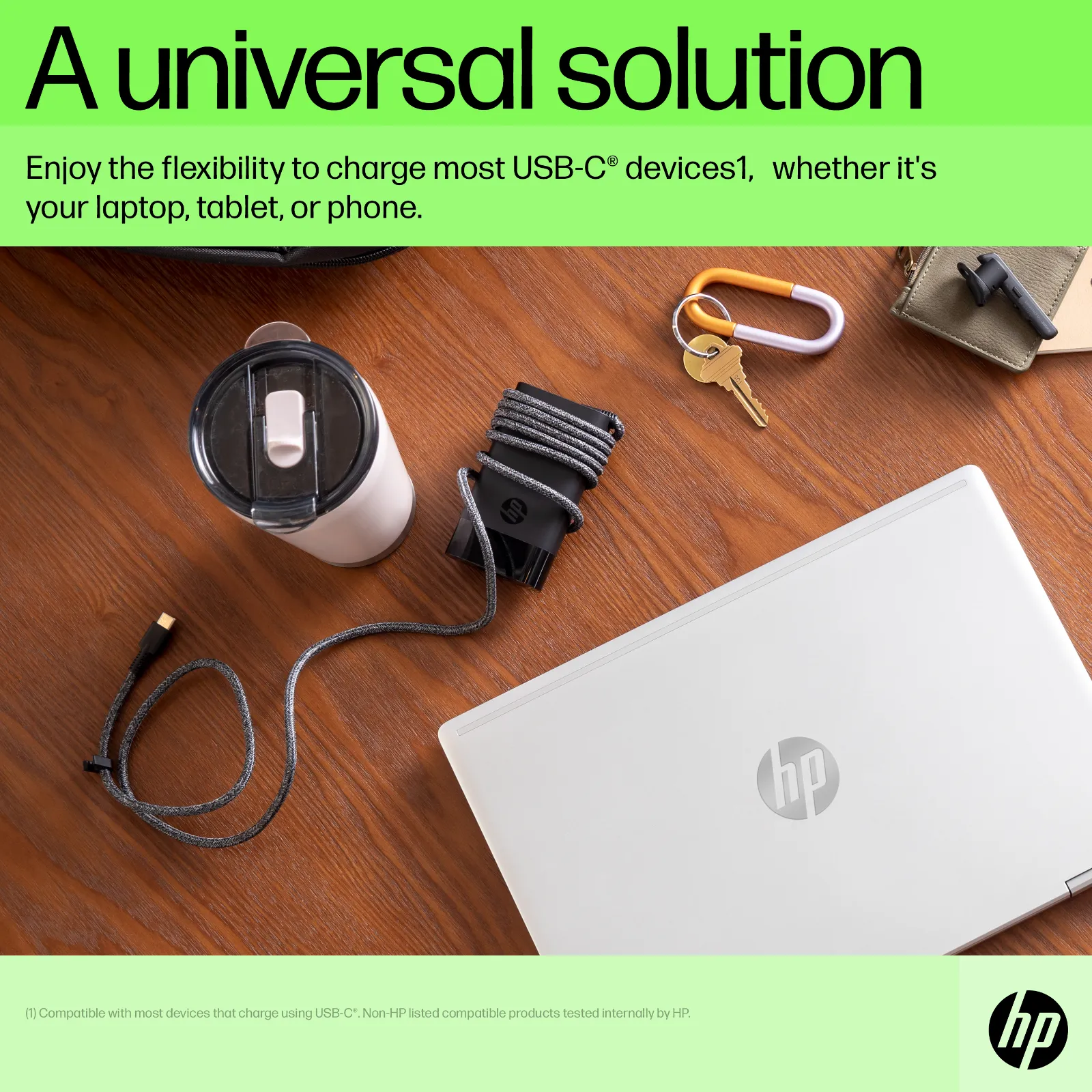 HP 65W USB-C Laptop Charger power adapter/inverter