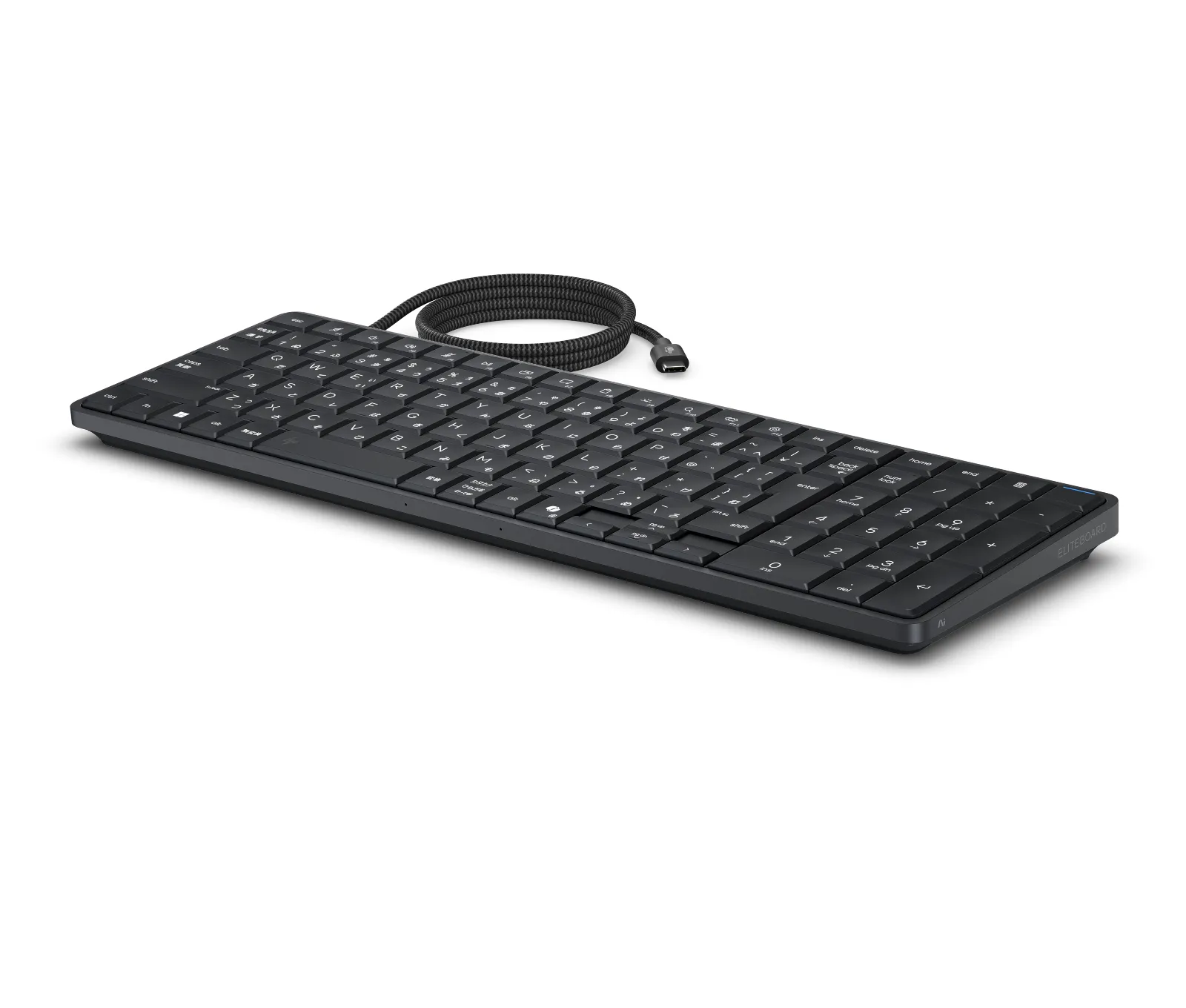 HP EliteBoard G1a Next Gen AI PC, left side view