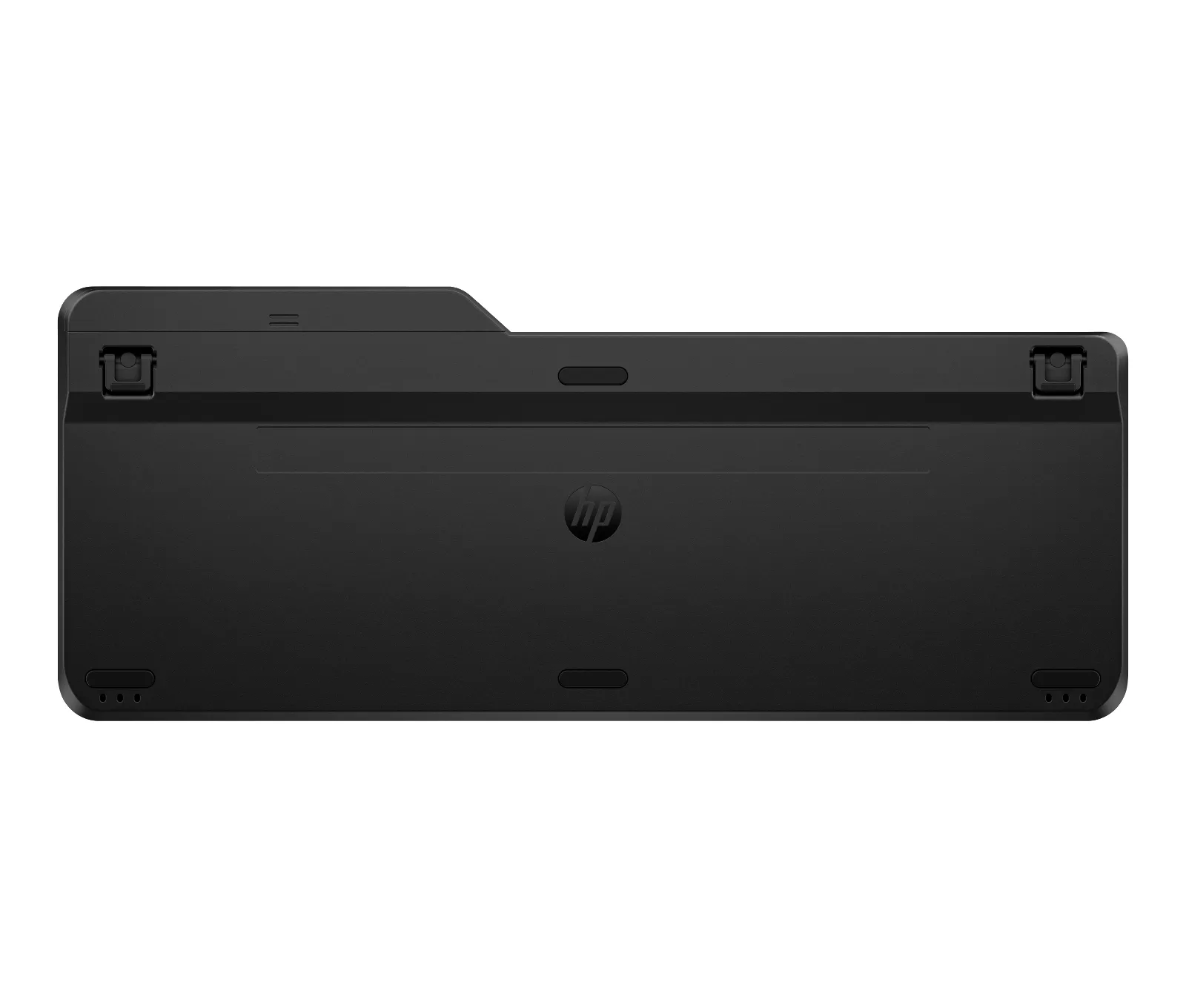 HP 475 Dual-Mode Wireless Keyboard, rear view