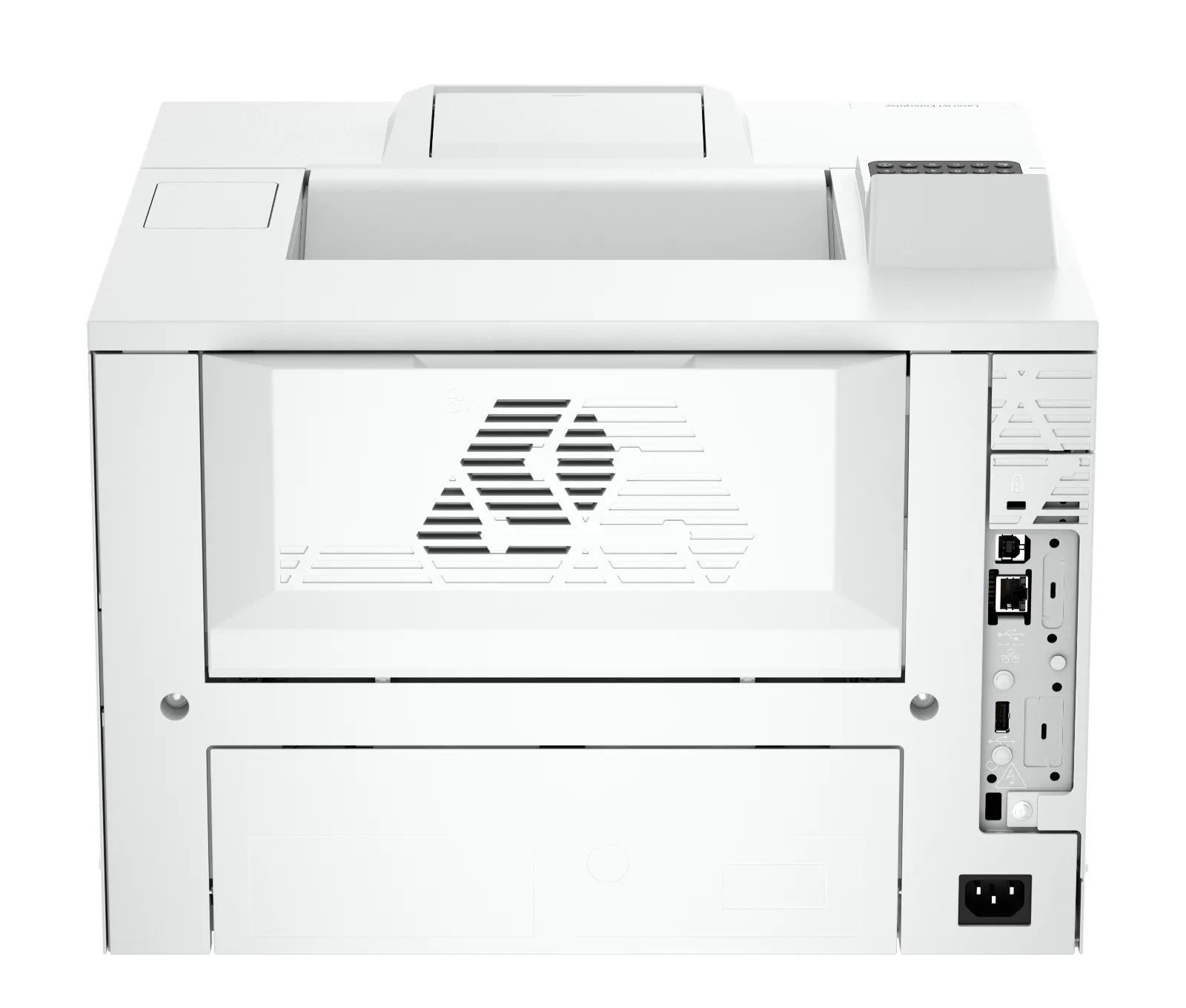 HP LaserJet Enterprise 5501dn Printer, rear view