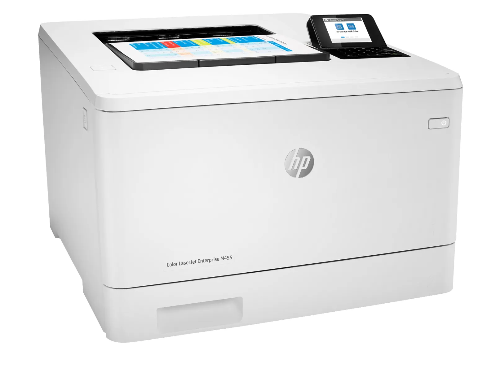 HP Color LaserJet Enterprise M455dn, right side view