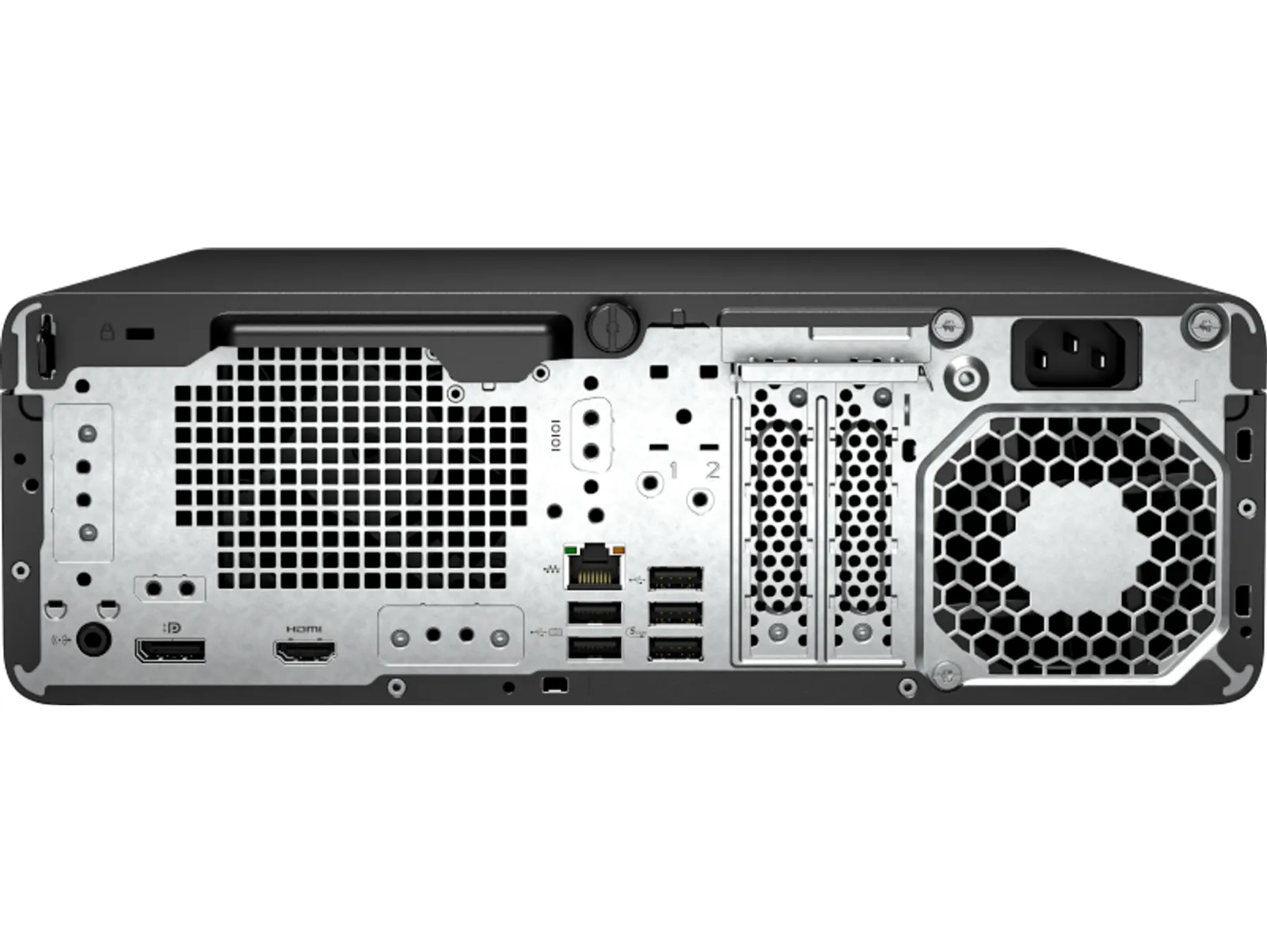 HP EliteDesk 8 SFF G1i Desktop AI PC, rear view