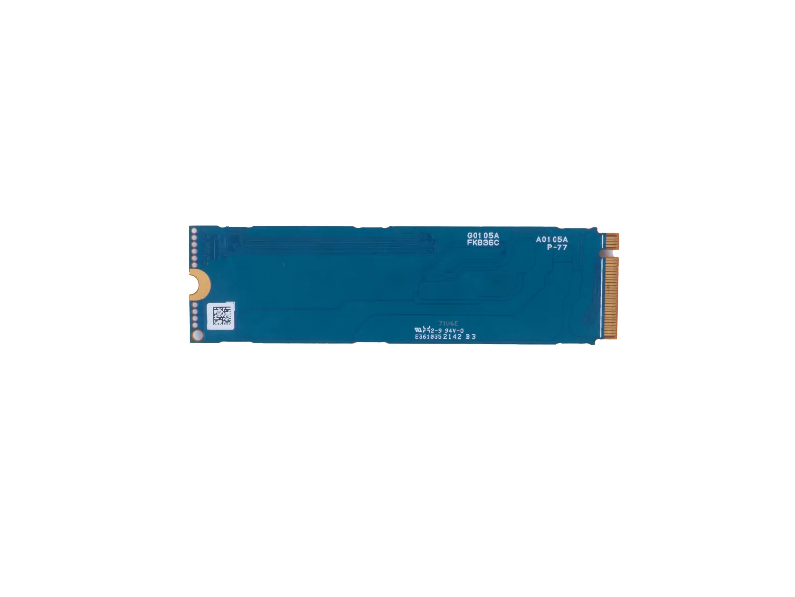 HP 1TB PCIe-4x4 Solid State Drive, rear view
