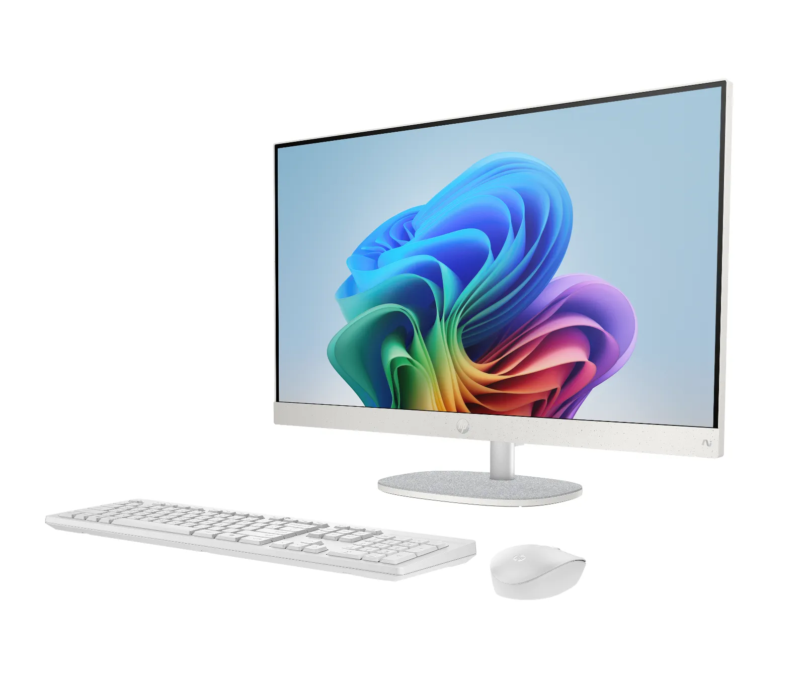HP All-in-One Desktop Next Gen AI 27-ct2006a PC, left side view