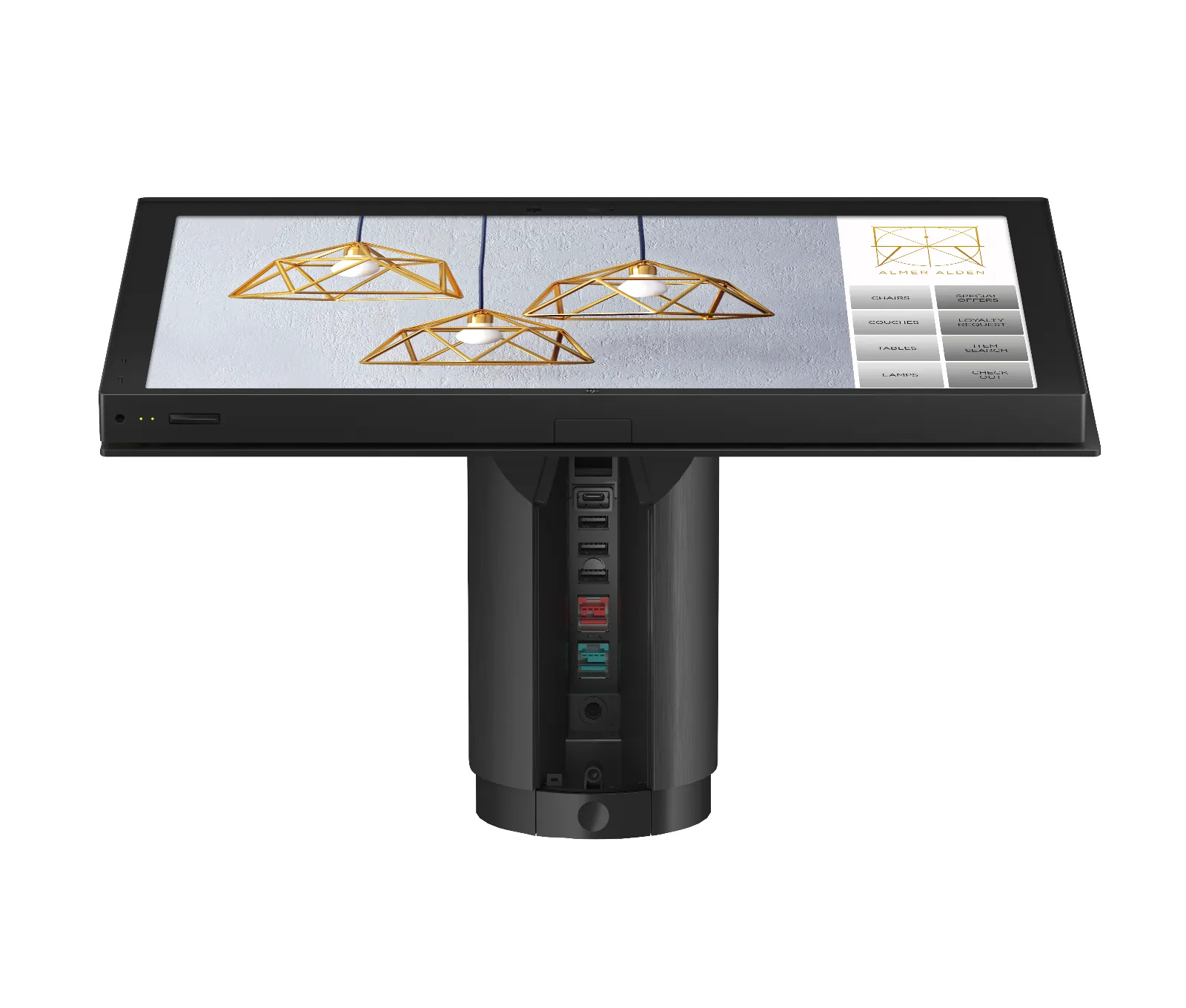 HP Engage One Pro All-in-One System, top view