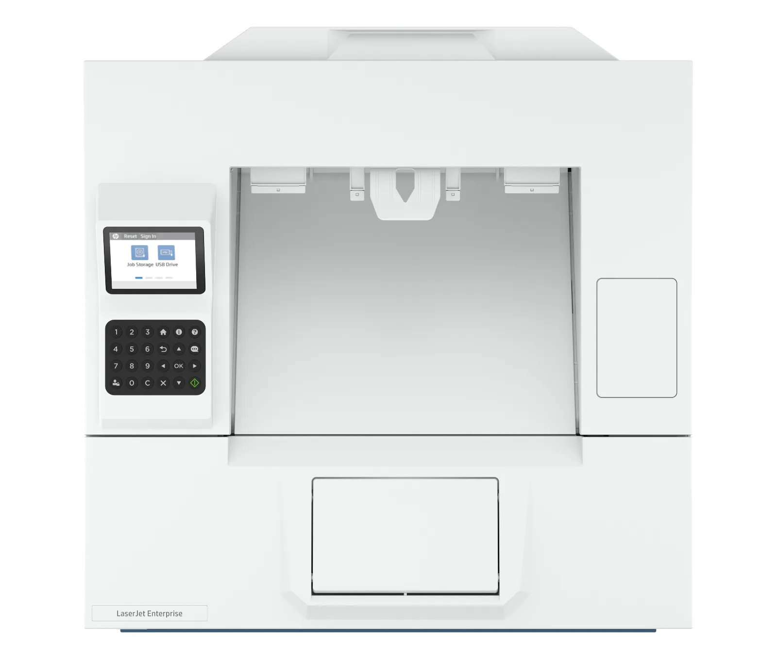 HP LaserJet Enterprise 6500dn, top view