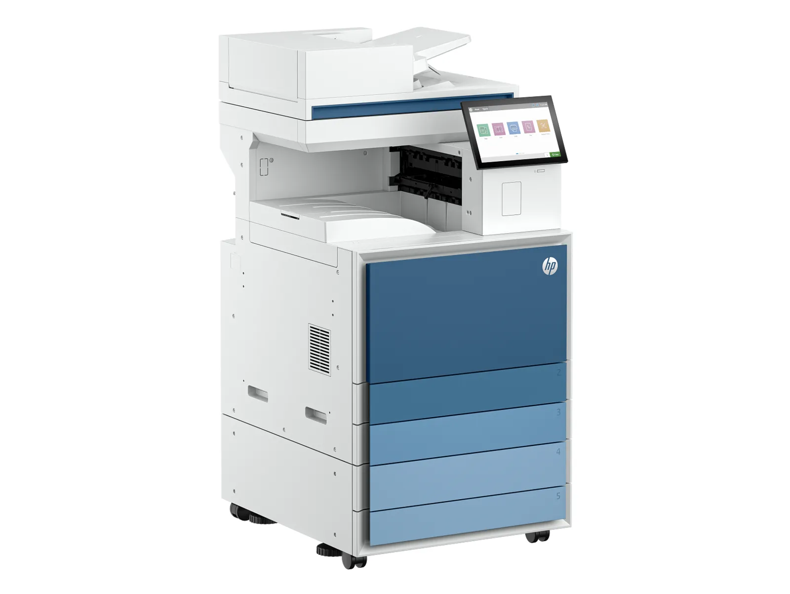 HP LaserJet Enterprise MFP 8601dn, right side view