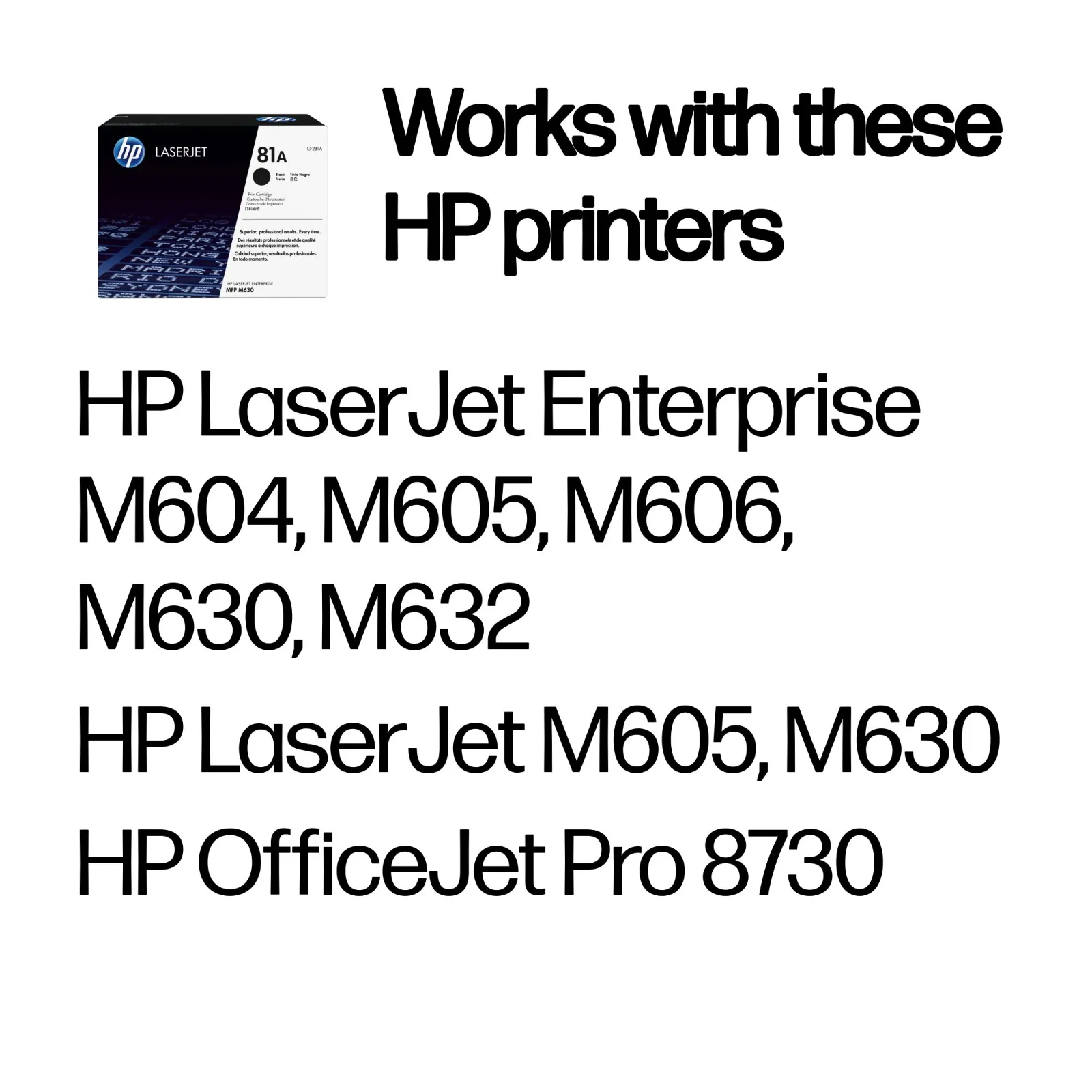 HP 81A Black Original LaserJet toner cartridge