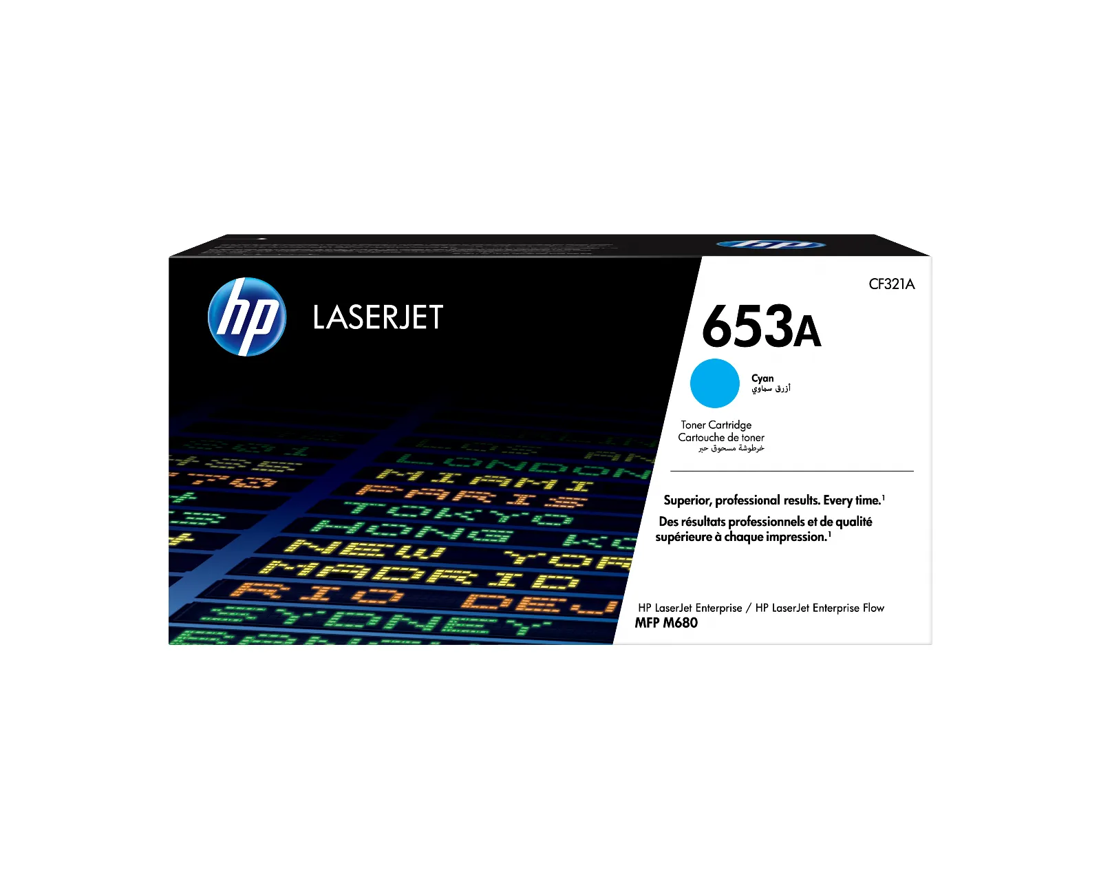 HP 653A Cyan Original LaserJet toner cartridge