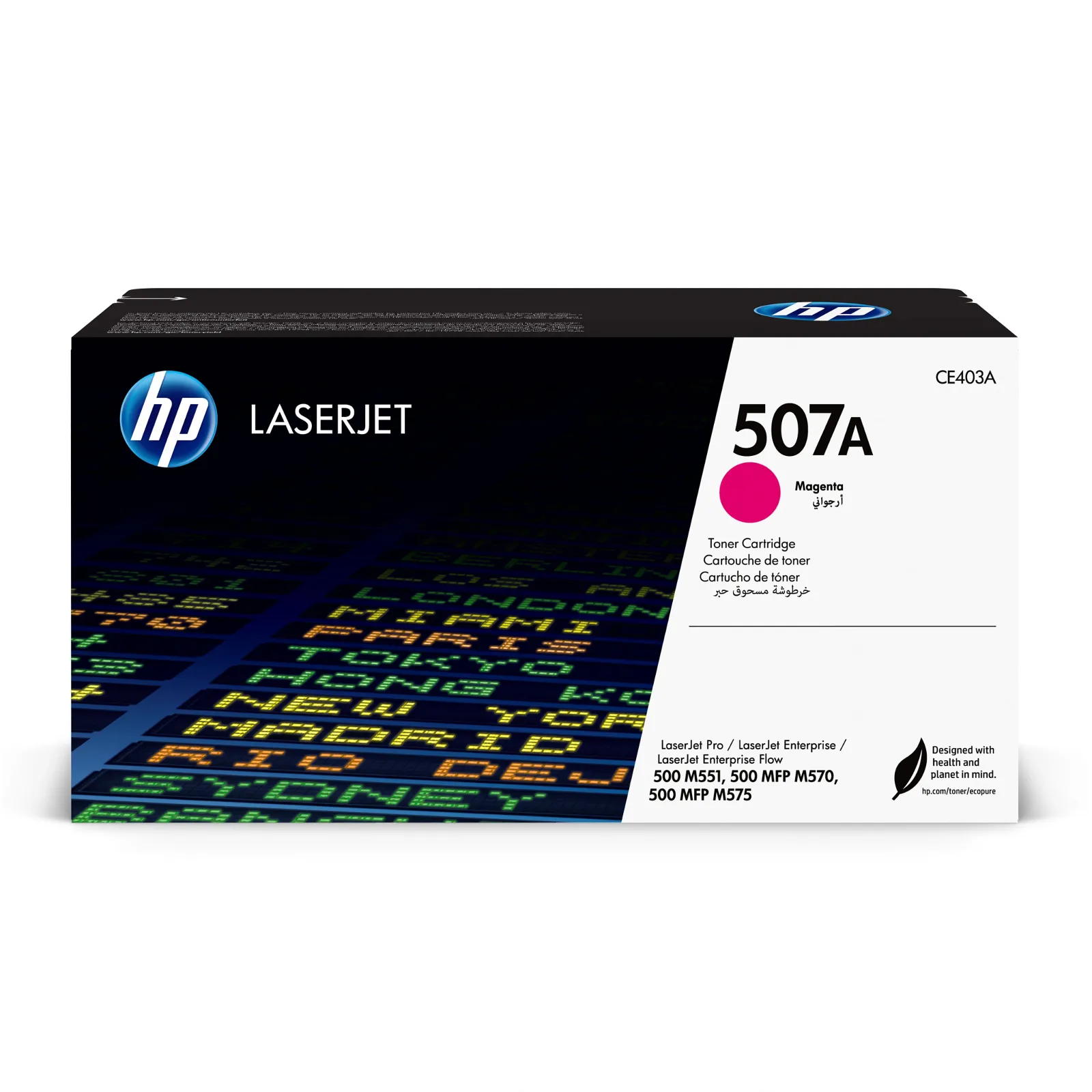 HP 507A Magenta Original LaserJet toner cartridge