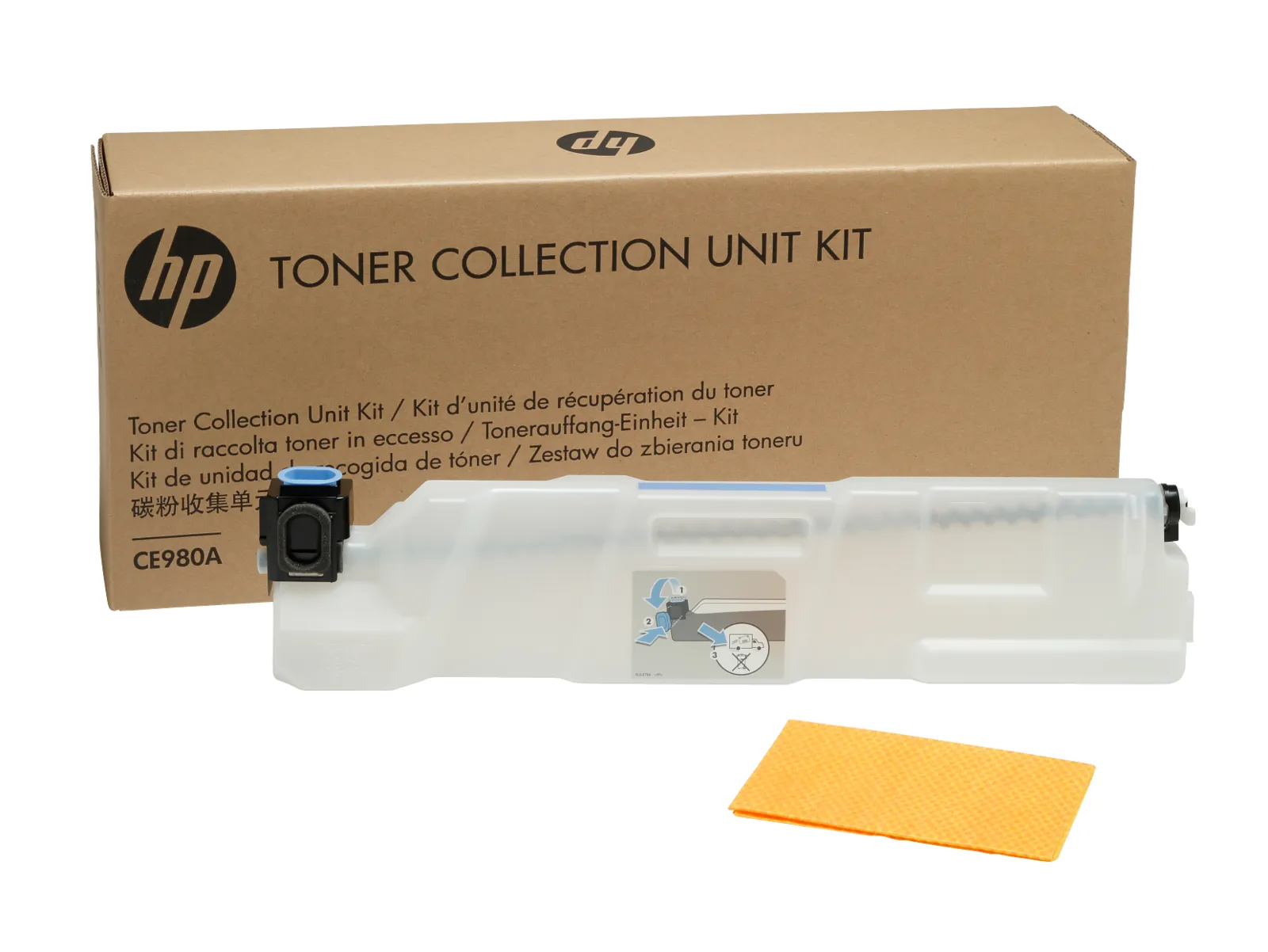 HP Color LaserJet CE980A Toner Collection Unit, front view