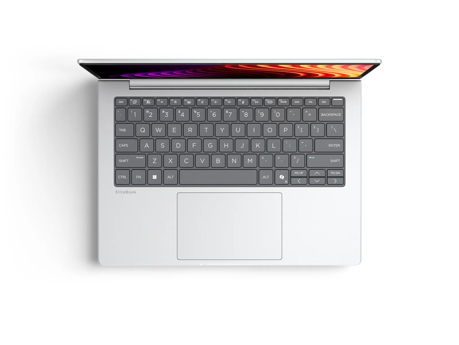 HP EliteBook 8 G2i 14 inch Notebook Next Gen AI PC, top view