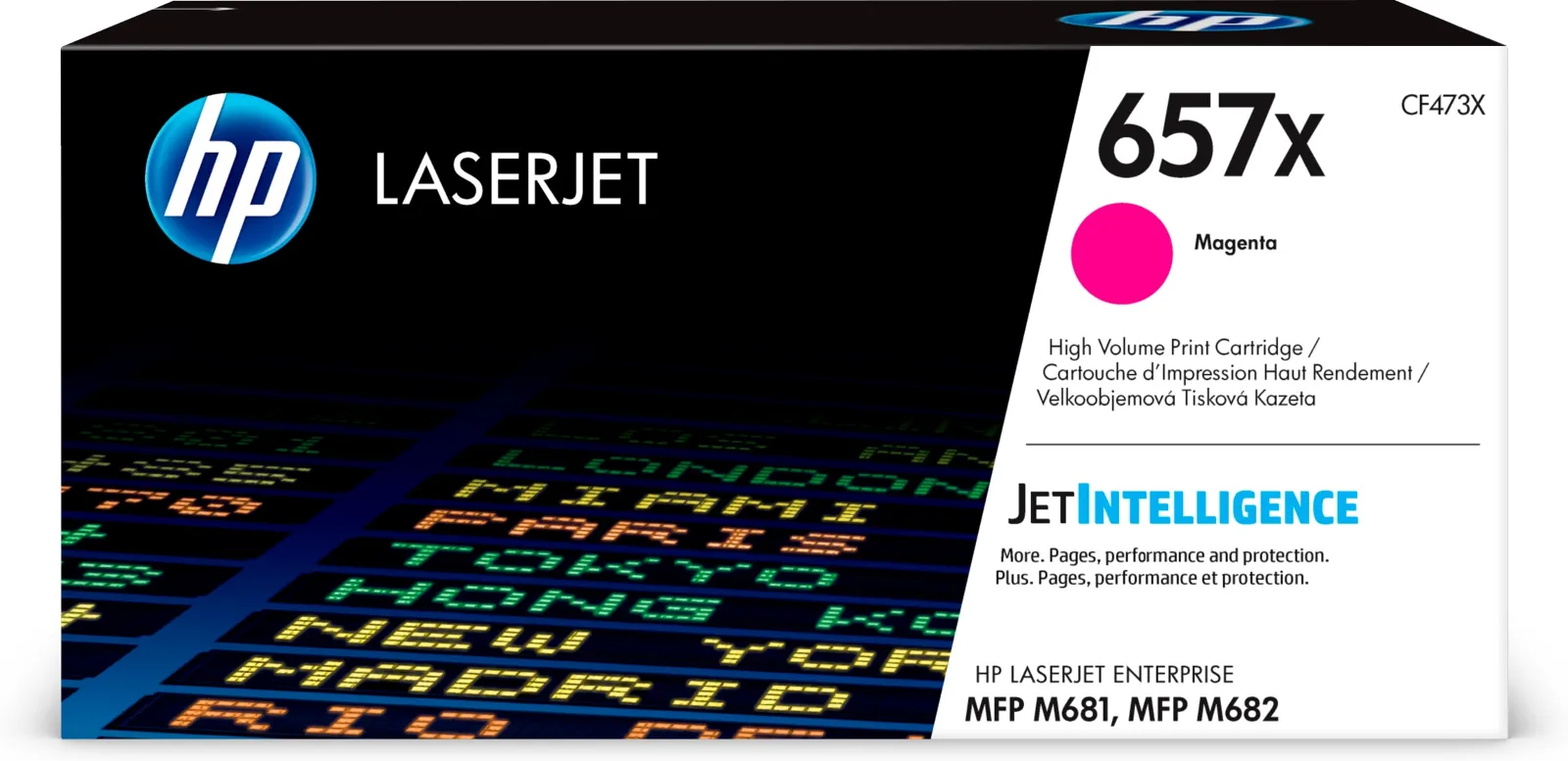 HP 657X High Yield Magenta Original LaserJet toner cartridge