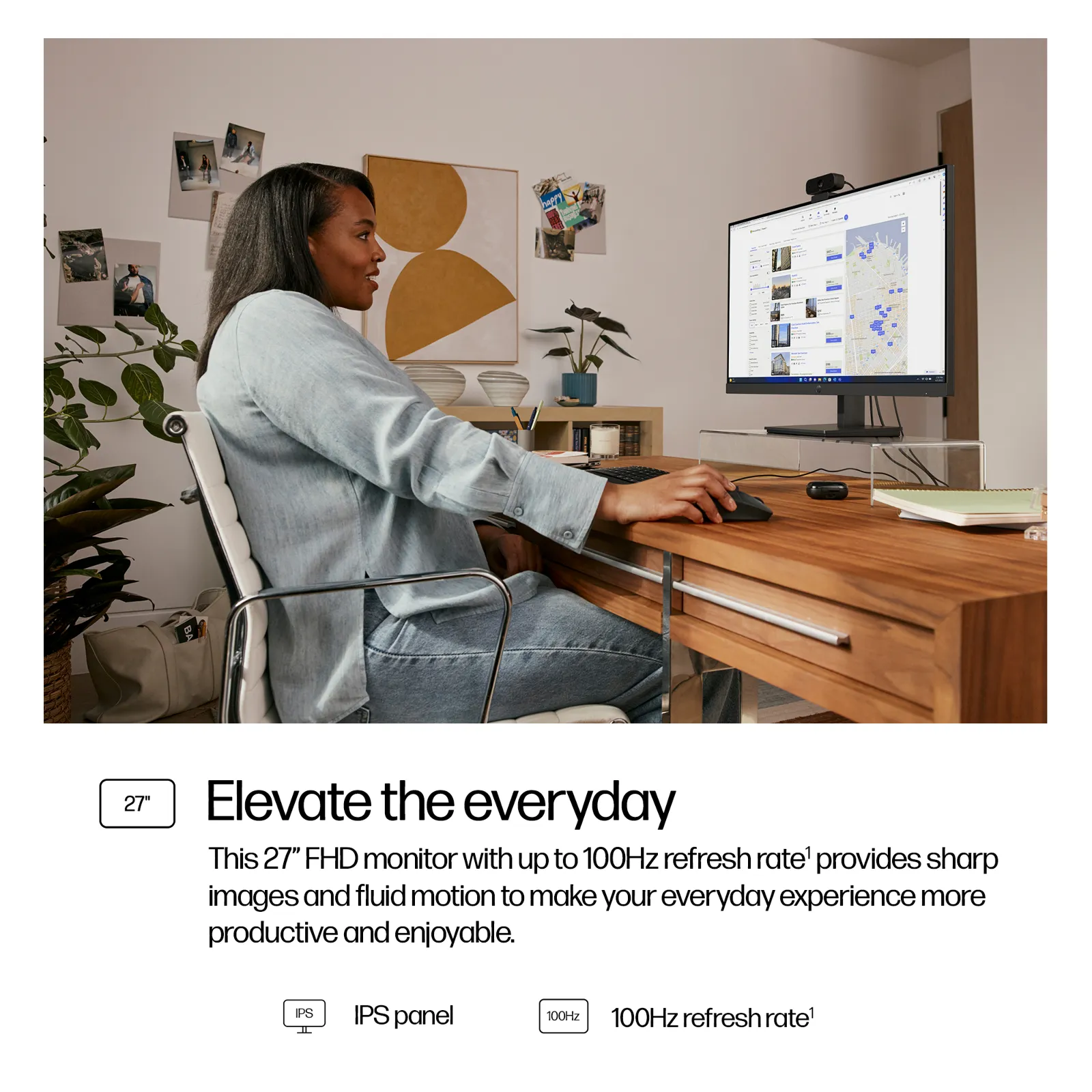 HP Series 3 Pro 27 inch FHD Monitor - 327pf computer monitor