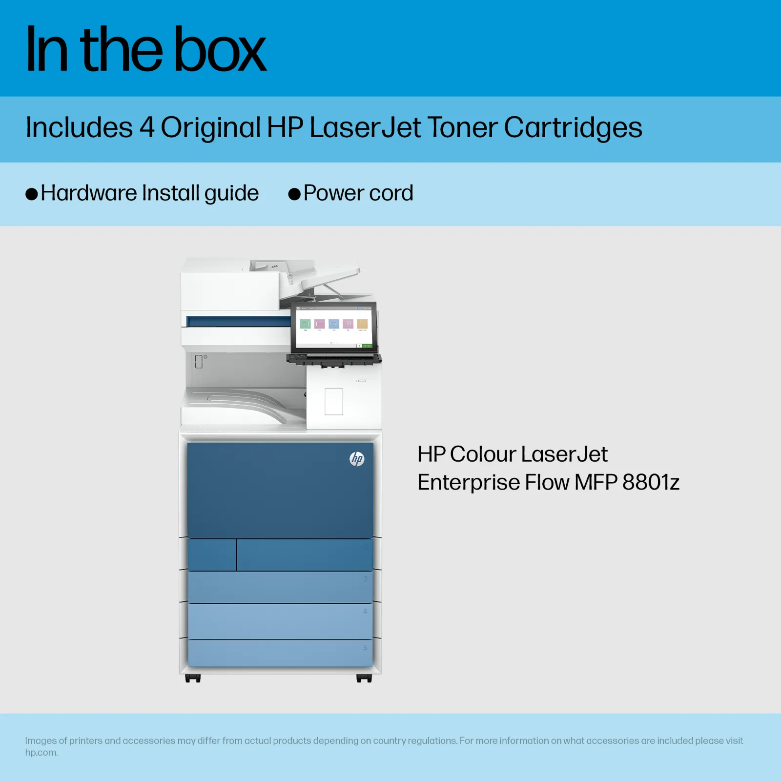 HP Clr LaserJet Ent Flw MFP 8801z Prntr