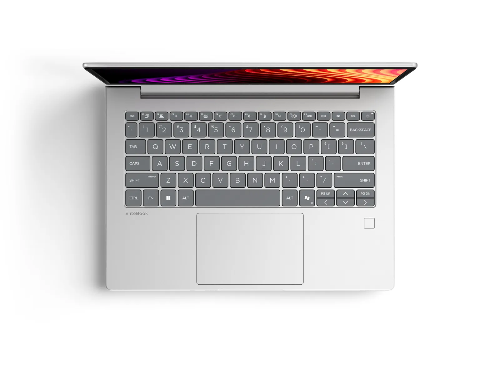 HP EliteBook 6 G2iR 14 inch Notebook Next Gen AI PC, top view
