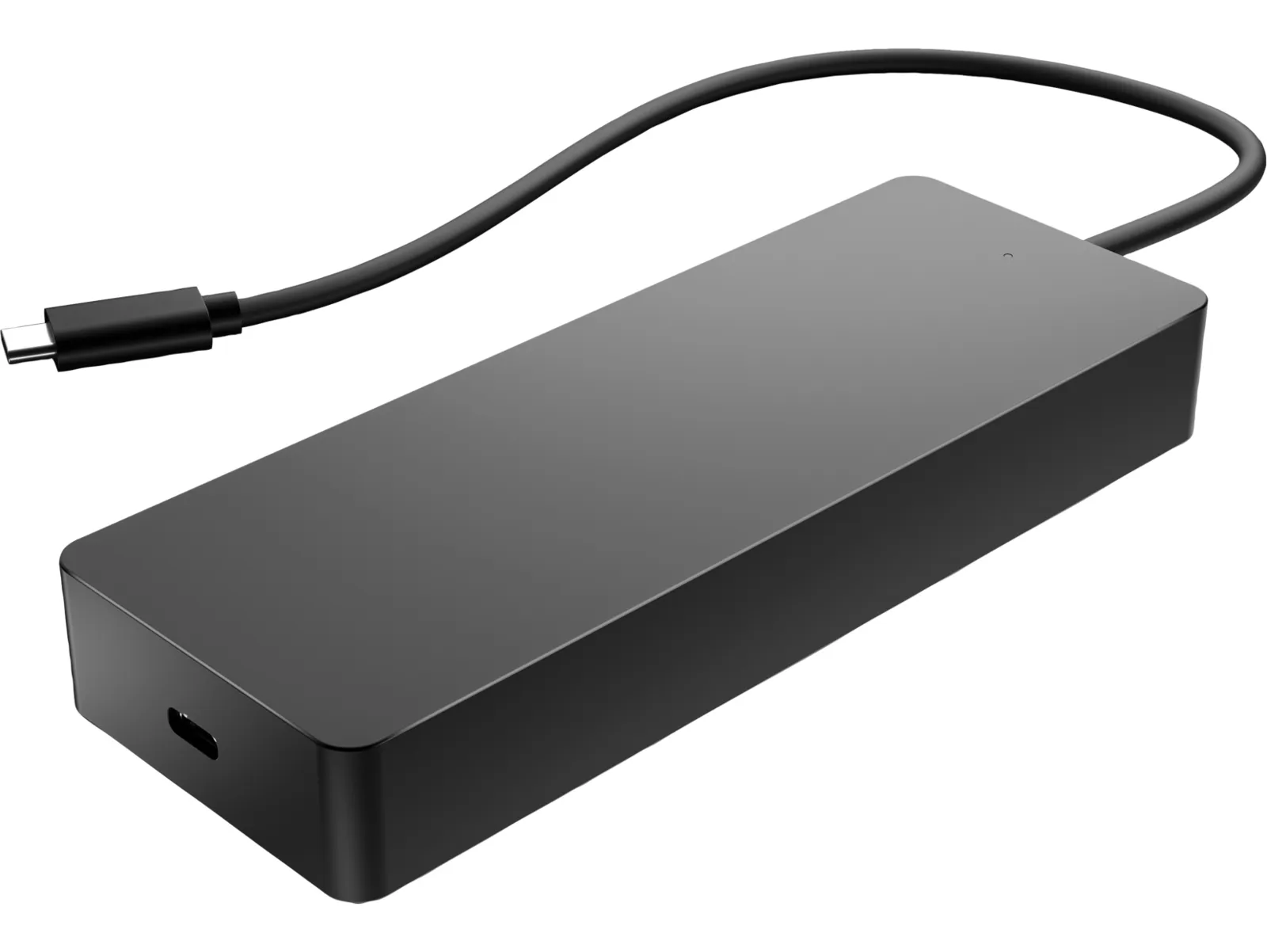 HP Universal USB-C Multiport Hub, left side view
