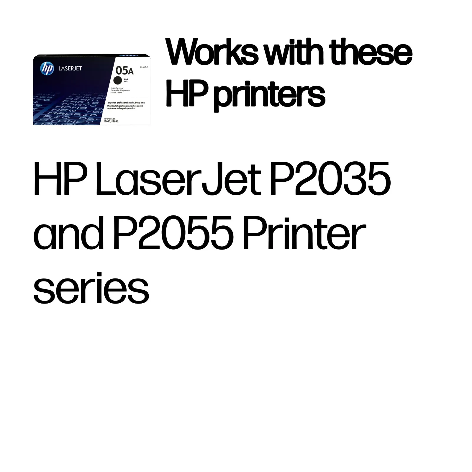 HP 05A Black Original LaserJet toner cartridge