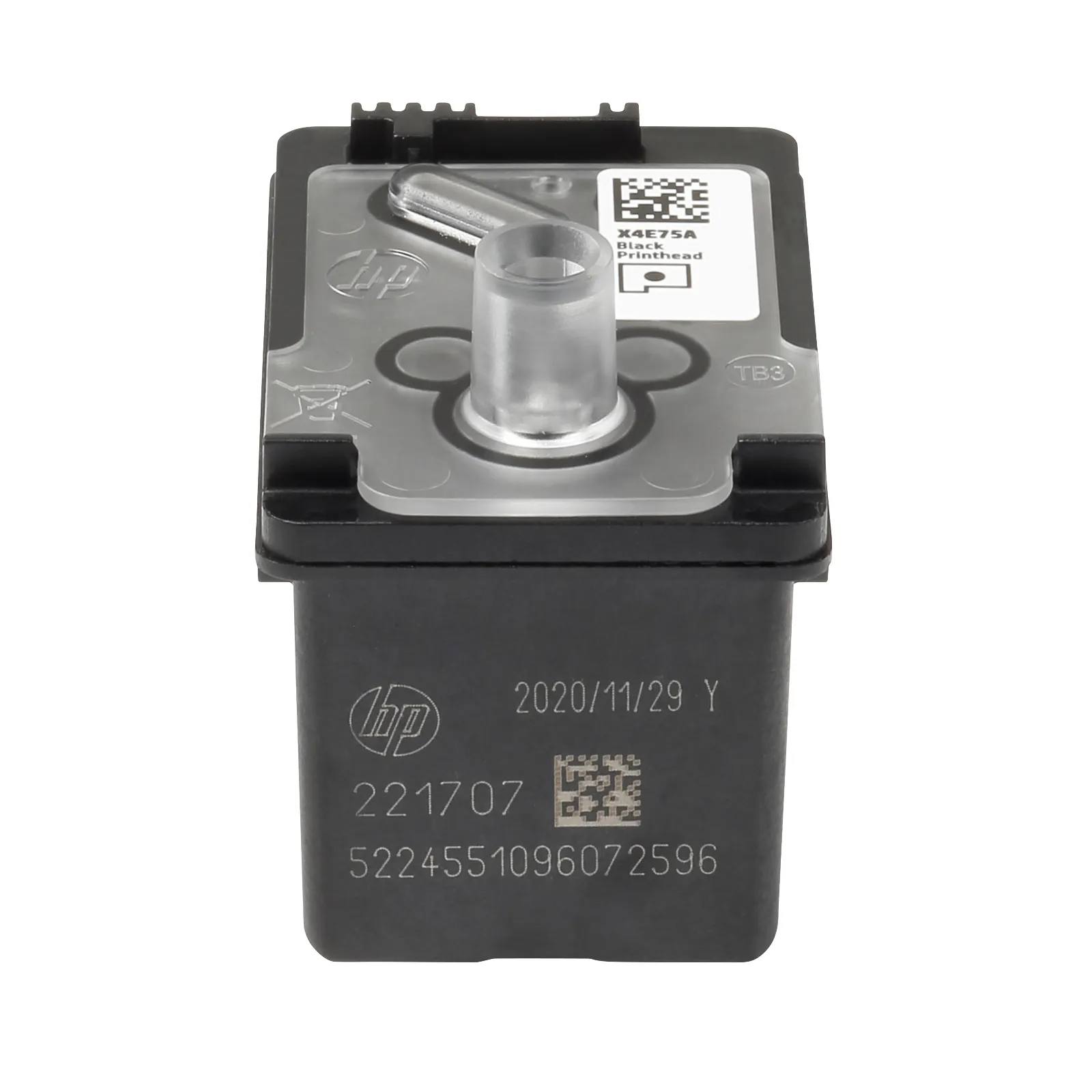 HP X4E75A Black Inktank Printhead, front view