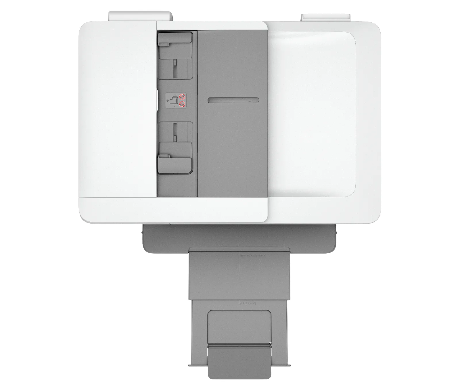 HP OfficeJet Pro 9730e Wide Format All-in-One Printer, top view