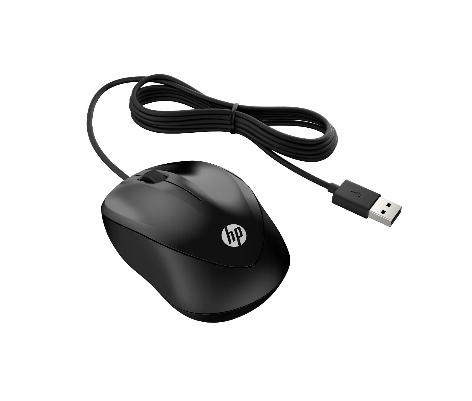 HP Wired Mouse 1000, right side view