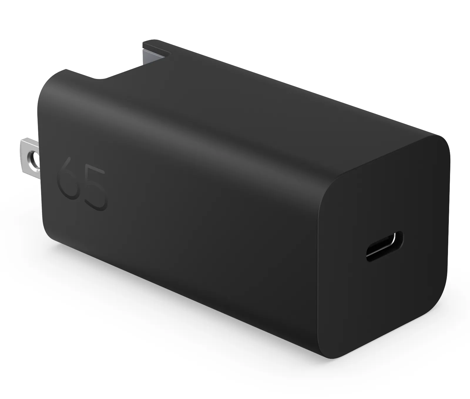 HP 65W GaN Wall Charger, right side view