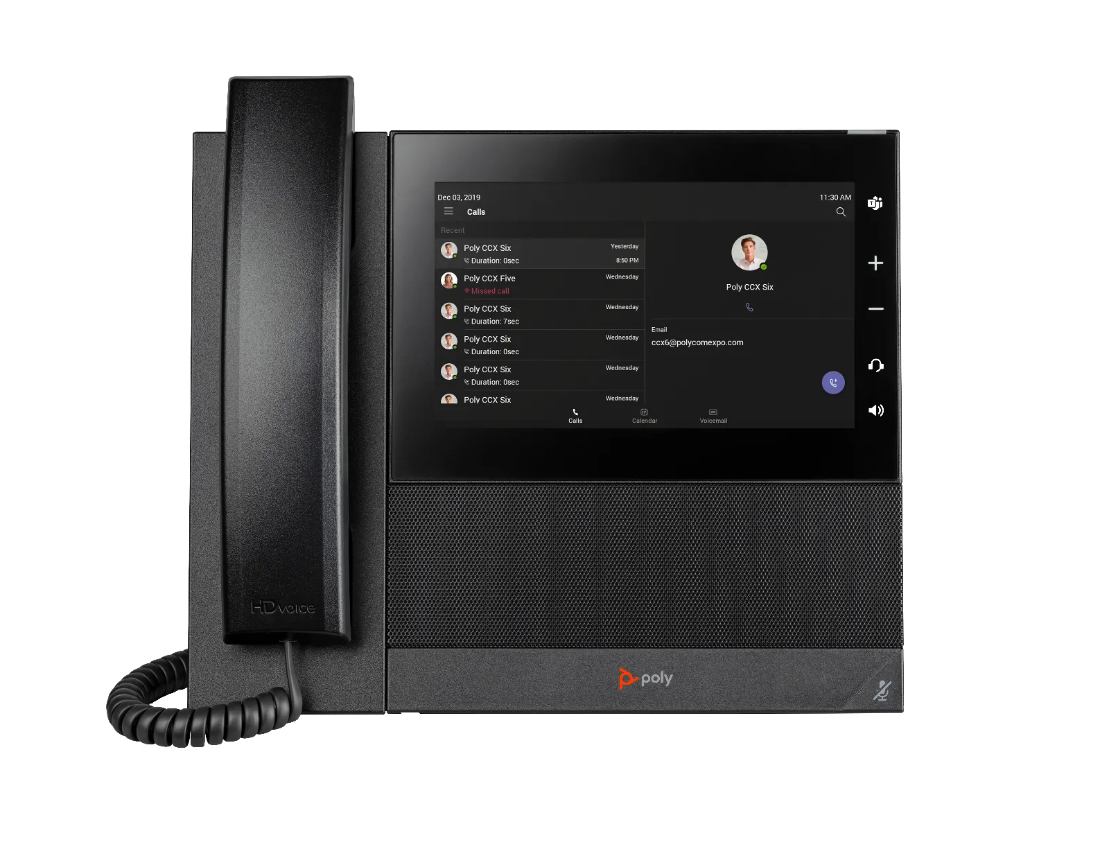HP Poly CCX 600 Business Media Phone for Microsoft Teams and PoE-enabled IP phone