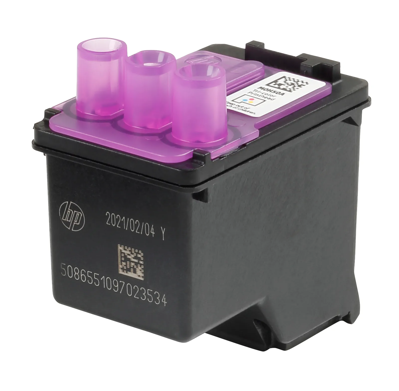 HP M0H50A Tri-color Replacement GT Printhead, left side view