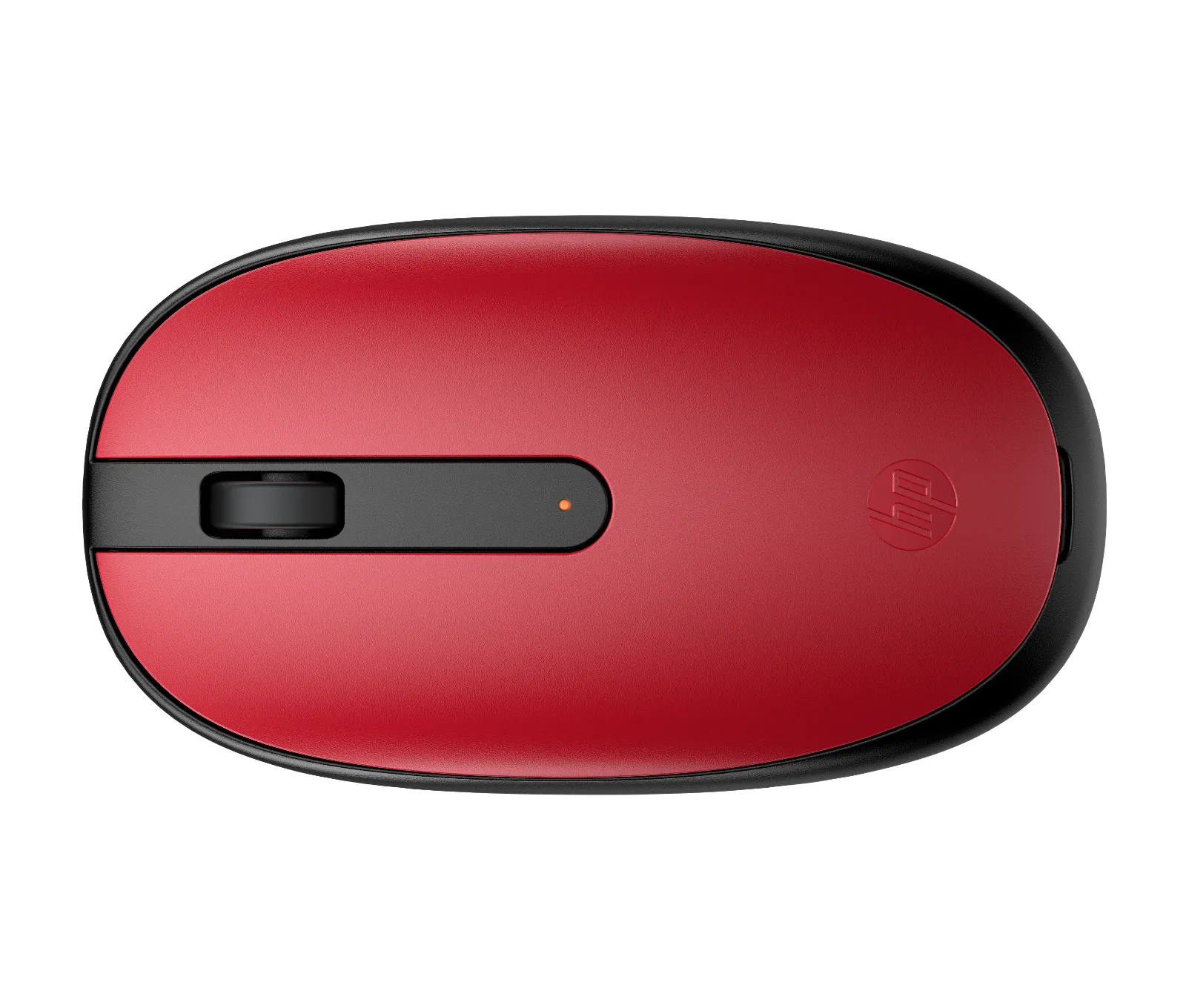 HP 240 Empire Red Bluetooth Mouse, front view