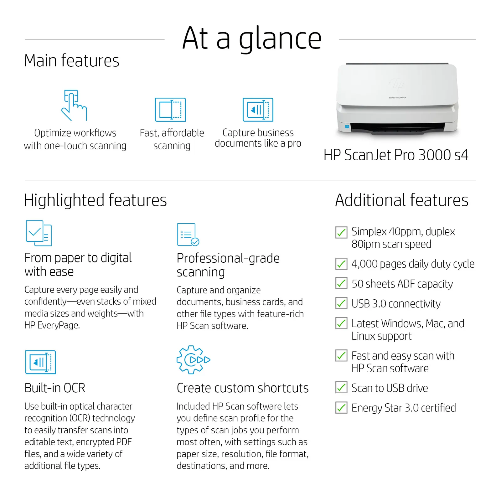 HP ScanJet Pro 3000 s4