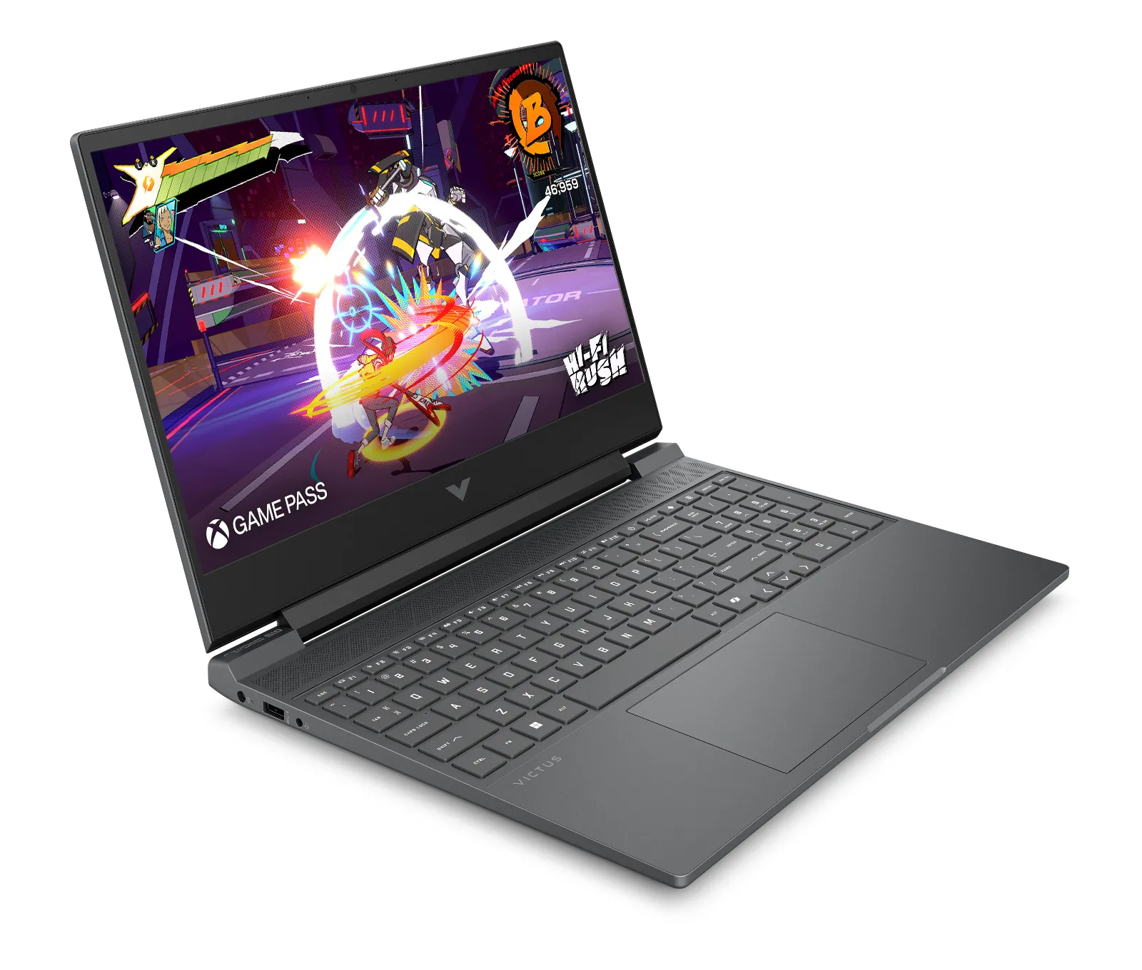Victus Gaming Laptop 15-fa2723TX, right side view