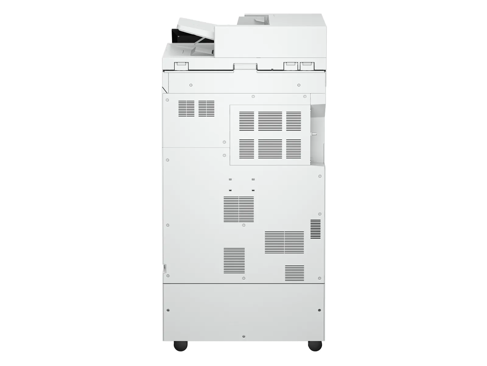 HP Color LaserJet Enterprise Flow MFP 8801z, rear view