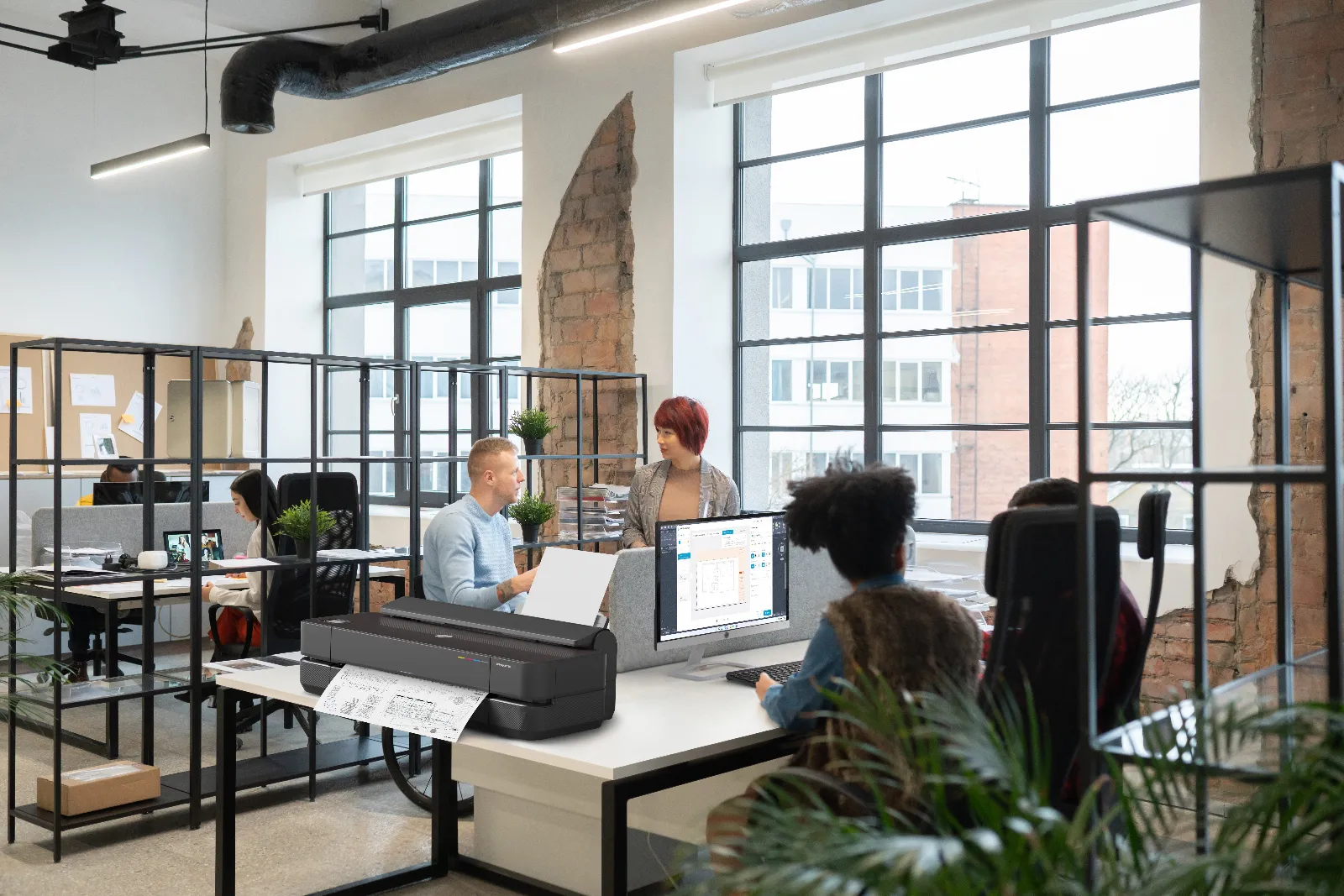 HP Designjet T850 36-in MFP large format printer