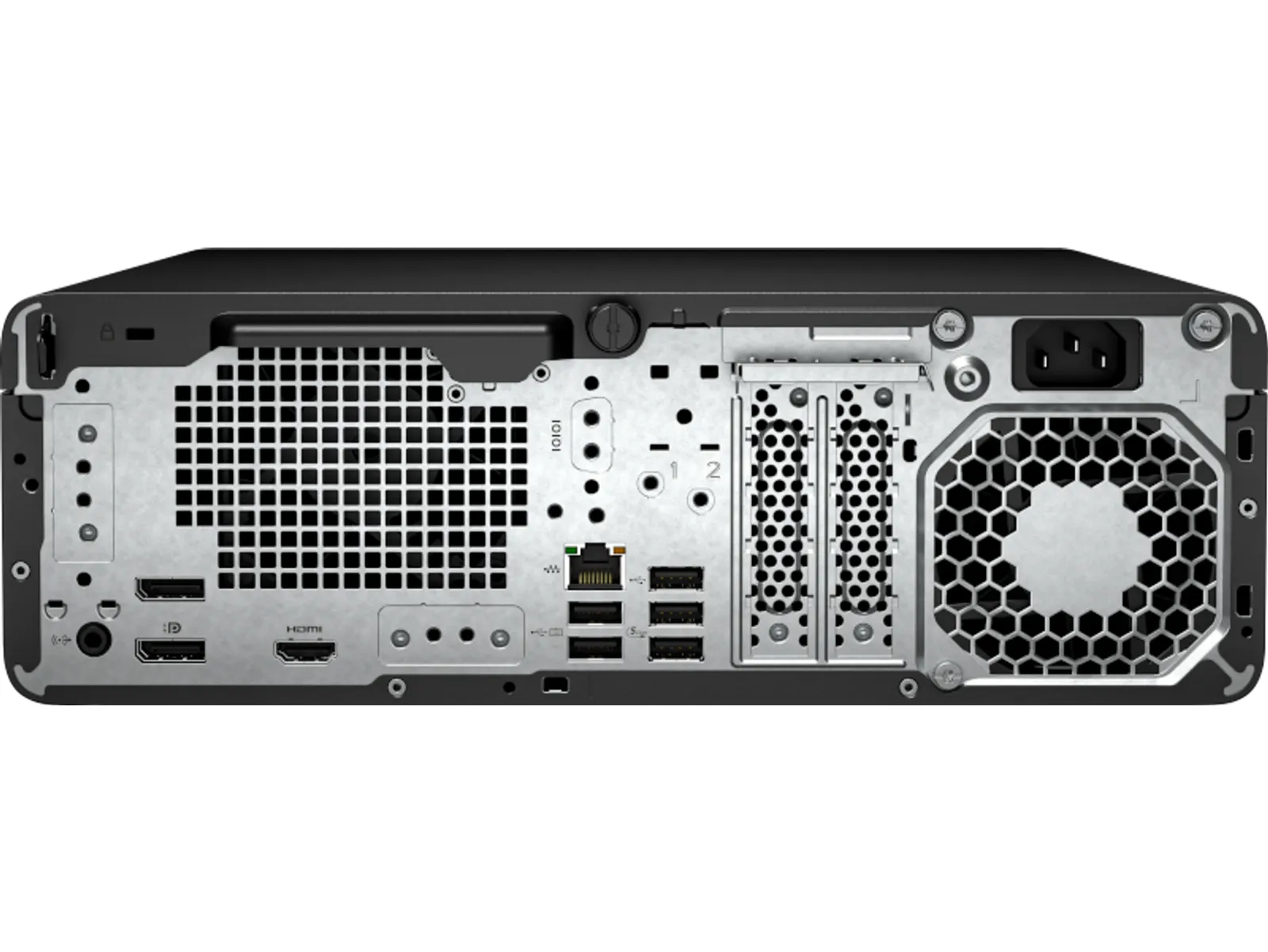 HP ProDesk 4 SFF G1i Desktop AI PC, rear view