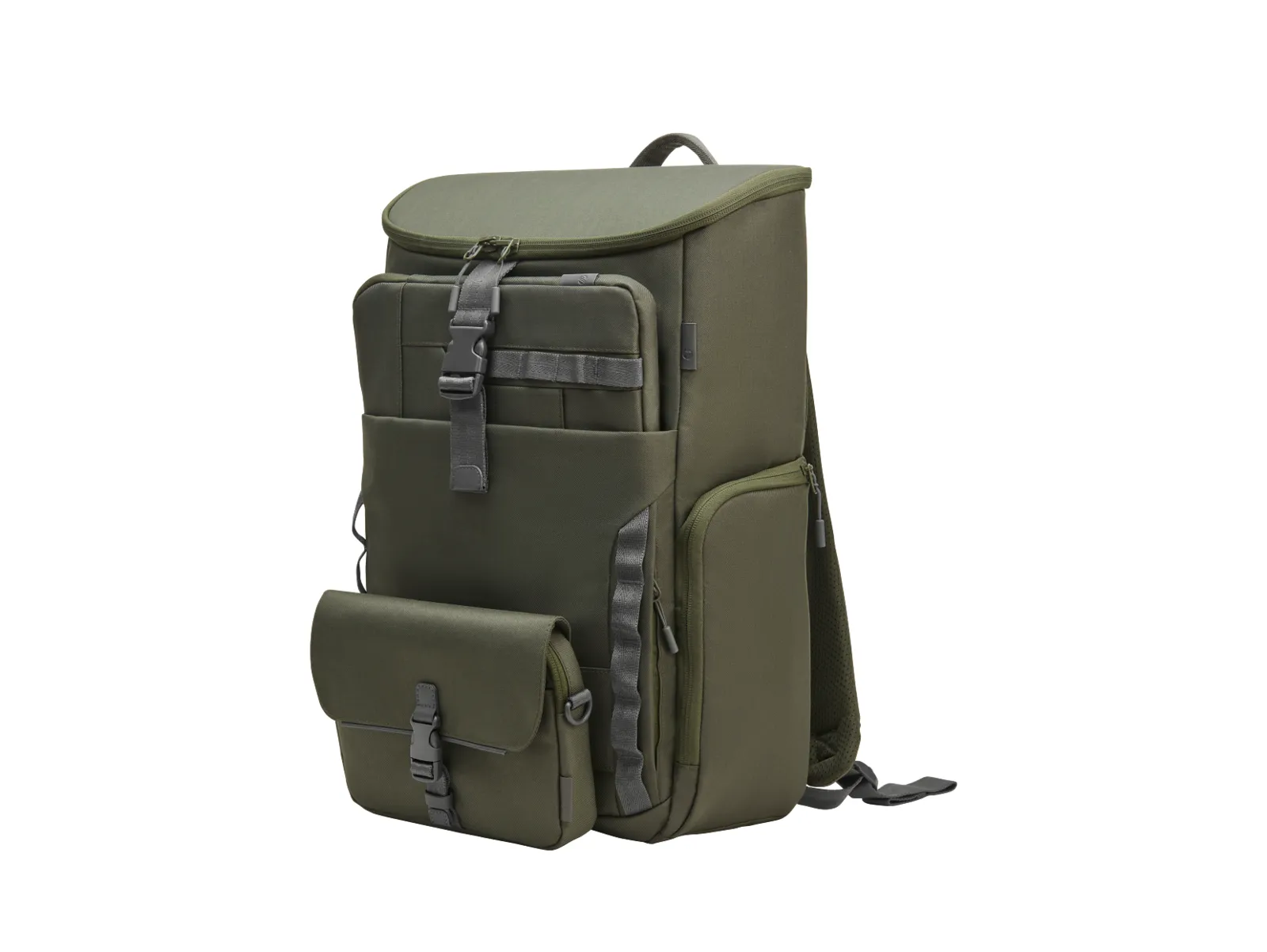 HP 15.6-inch Modular Laptop Backpack, left side view